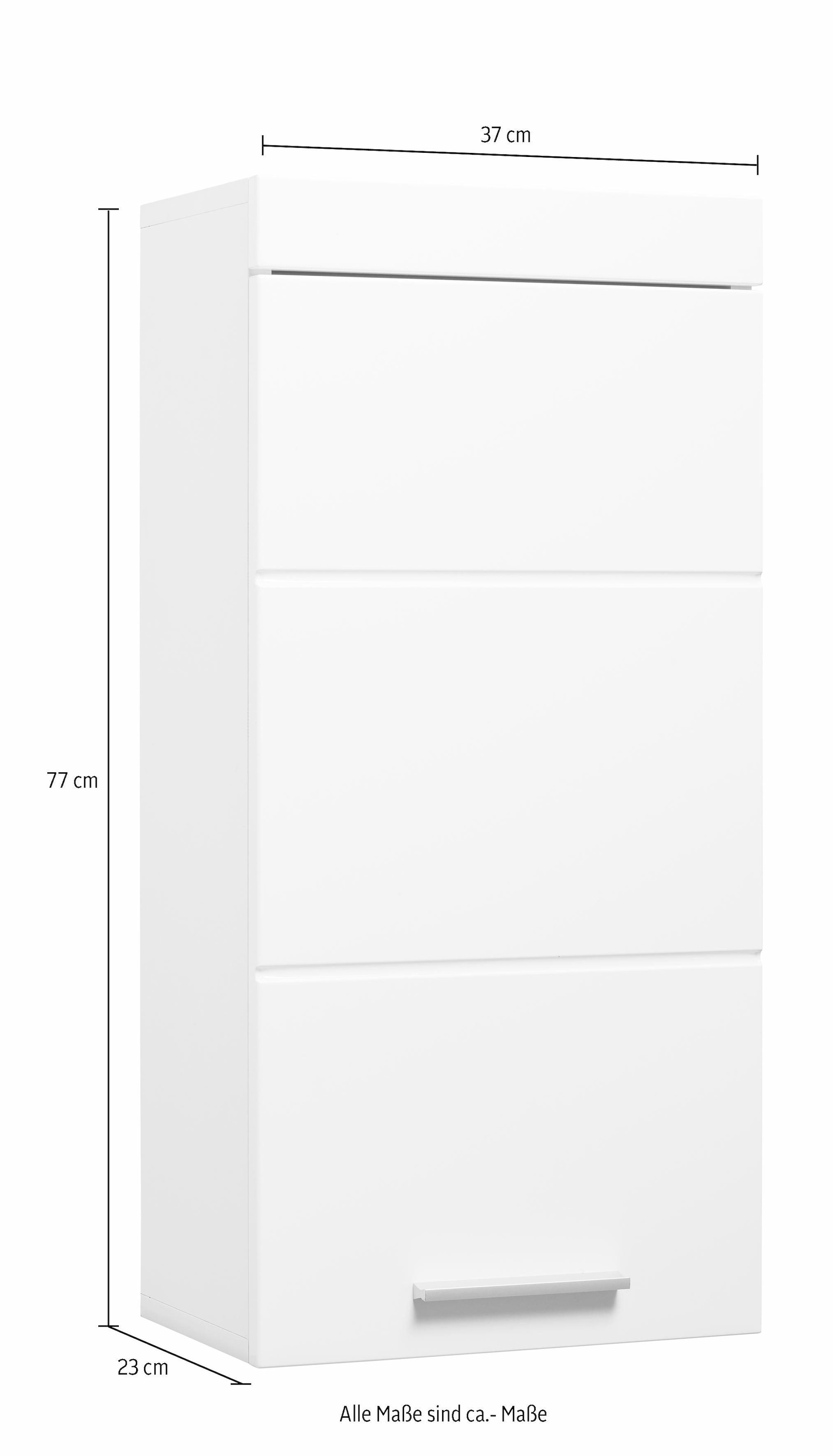 INOSIGN Hängeschrank »Avena«, Badschrank mit wechselbarem Türanschlag - (B/T/H) 37/23/77 cm
