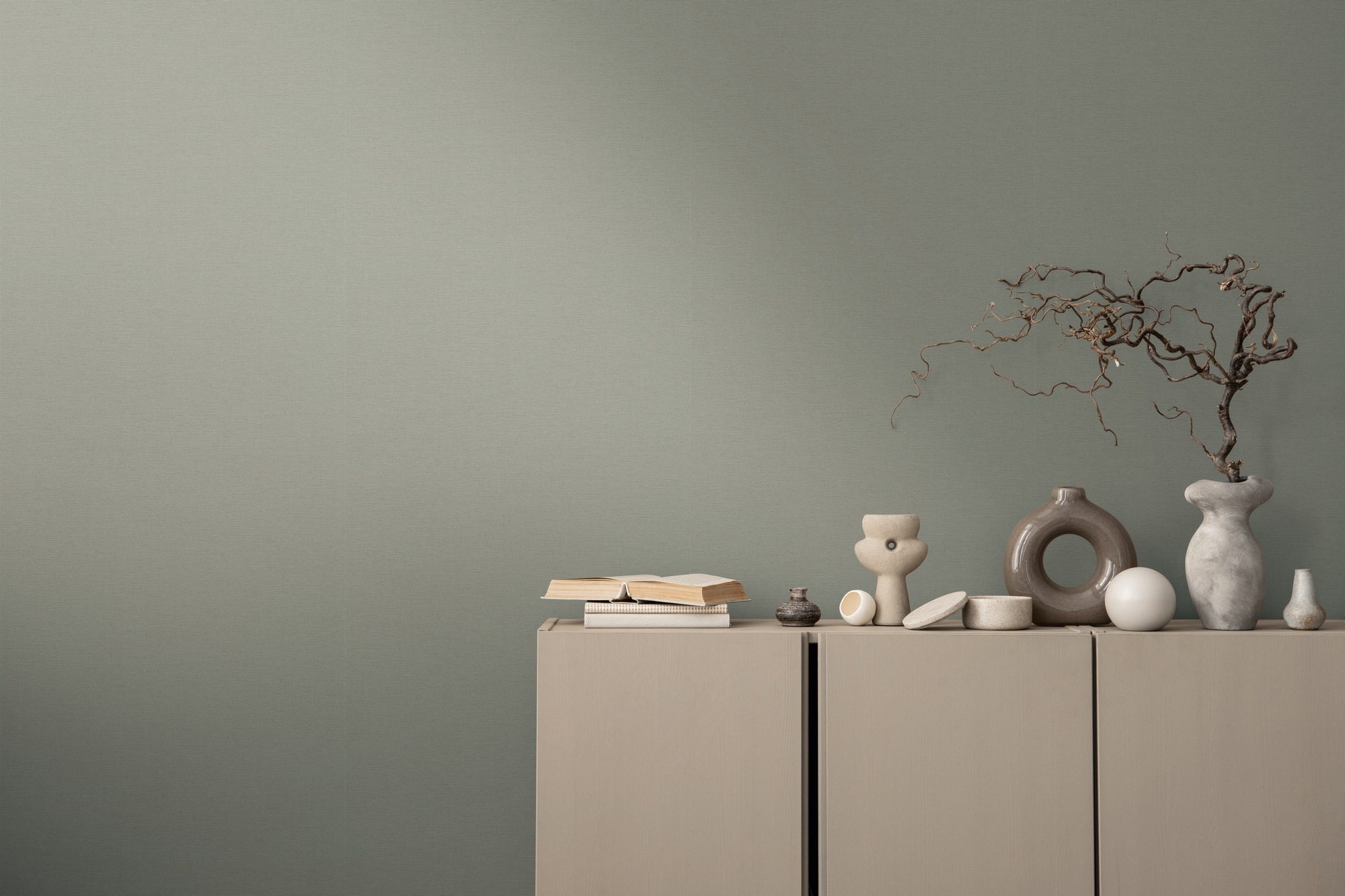 living walls Vliestapete »Botanik-Tapete Bunt Dschungel-Mustertapete« matt glatt