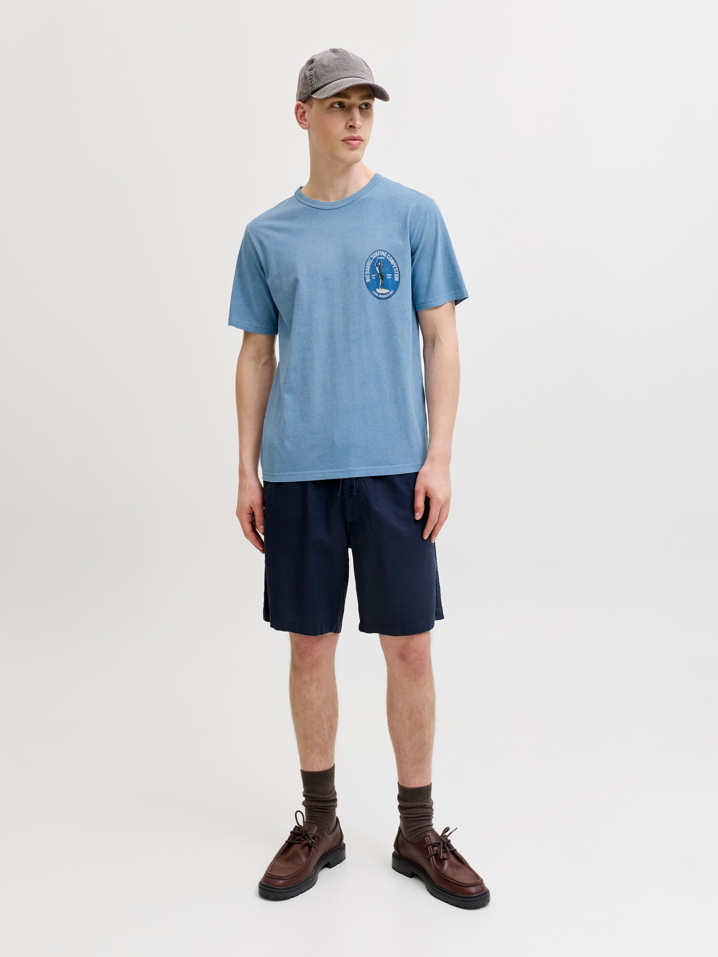 Jack & Jones T-Shirt »JPRBLUMAXWELL SS TEE« mit Print