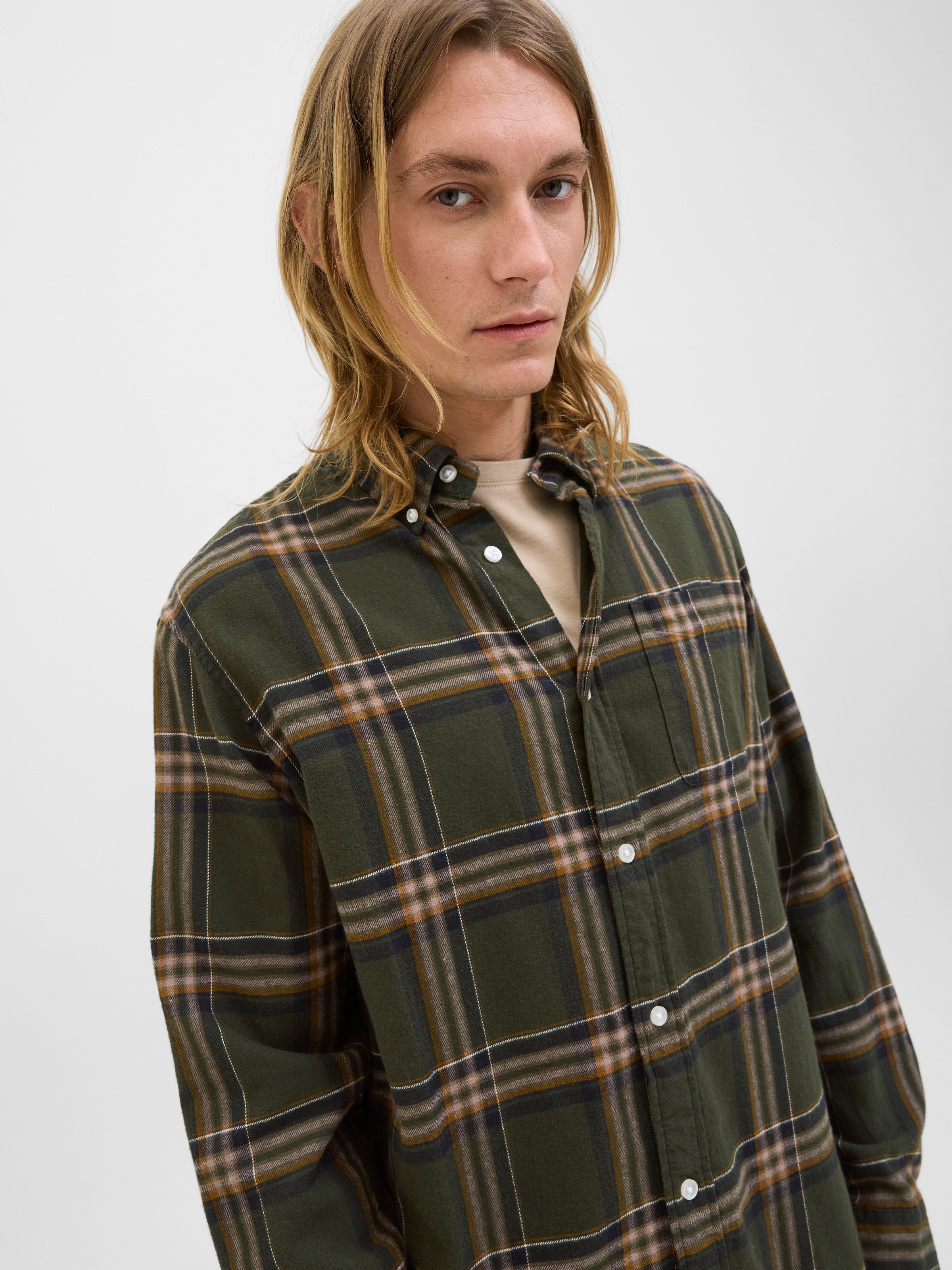 Jack & Jones Langarmhemd "JJECLASSIC FLANNEL CHECK SHIRT LS SN" günstig online kaufen
