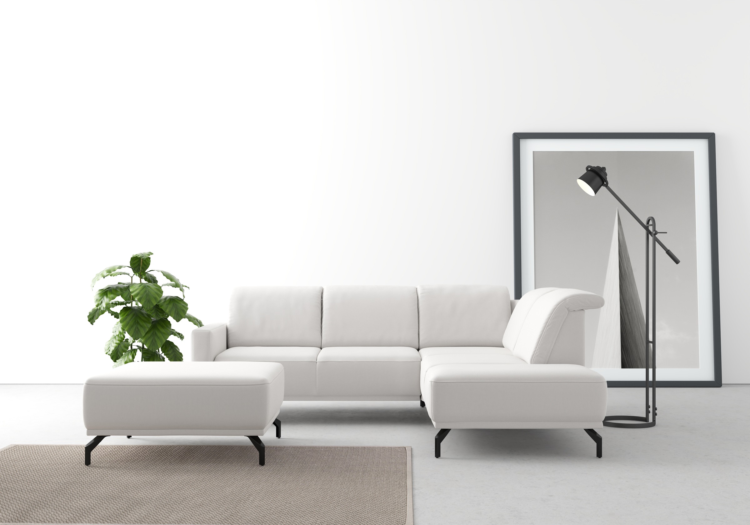 sit&more Ecksofa "Bailando L-Form" wahlweise mit Kopfteilverstellung und Vo günstig online kaufen