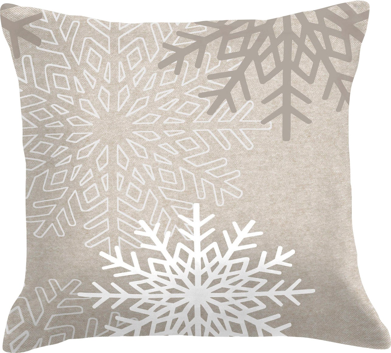 TOM TAILOR Wendebettwäsche »BIG SNOW Made in Germany, in Biber (Flanell) Qualität, 100% Baumwolle, Bett- und Kopfkissenbezug mit Reißverschluss, Winterbettwäsche, ganzjährig einsetzbar«, (2 tlg.)