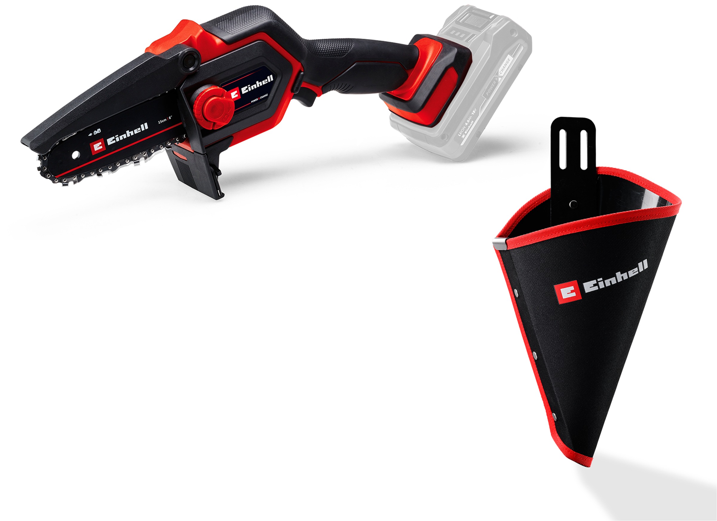 Einhell Akku-Kettensäge "GE-PS 18/15 Li Holster Kit" ohne Akku und Ladegerät