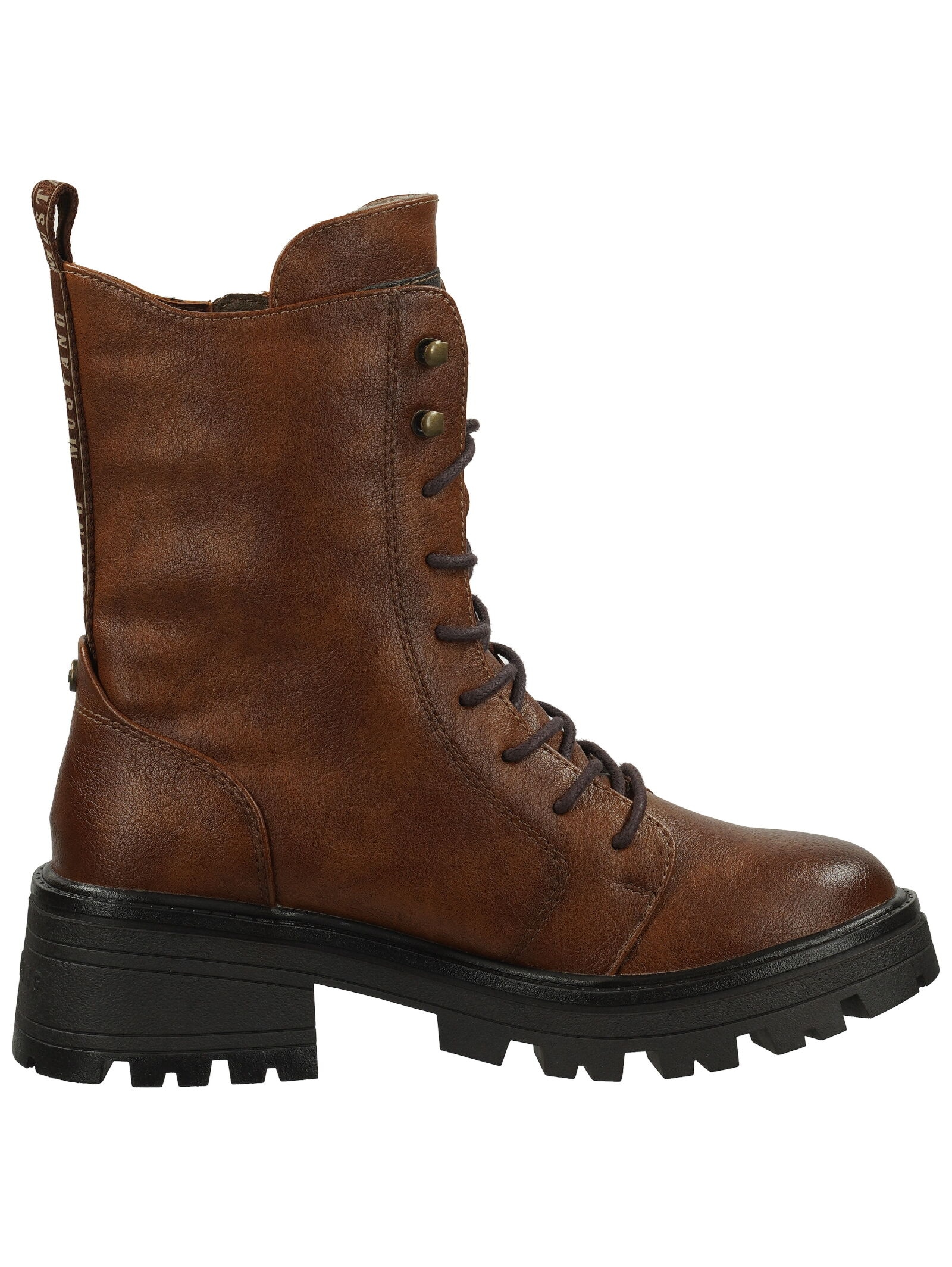 Mustang Shoes Schnürstiefelette »Mustang Shoes Stiefelette Lederimitat«