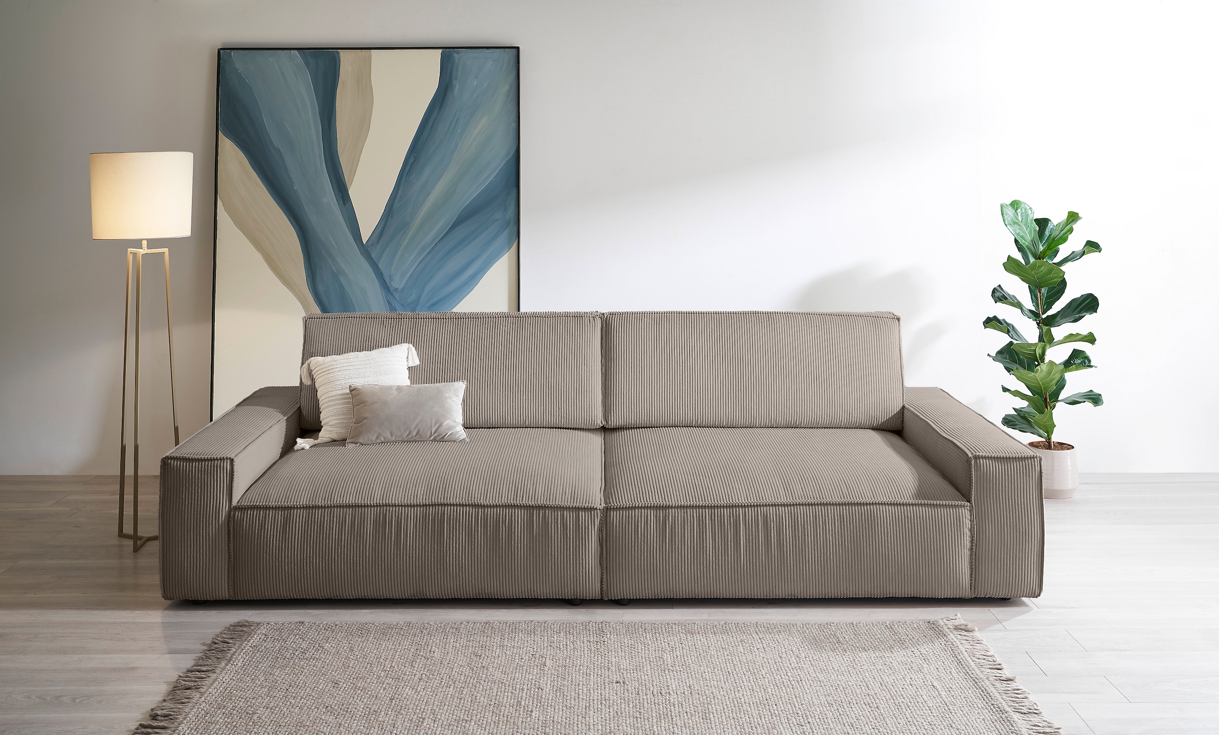 Home affaire Big-Sofa "NEU: SHERWOOD XXL, Big-Sofa (316cm), extra tiefe Sit günstig online kaufen