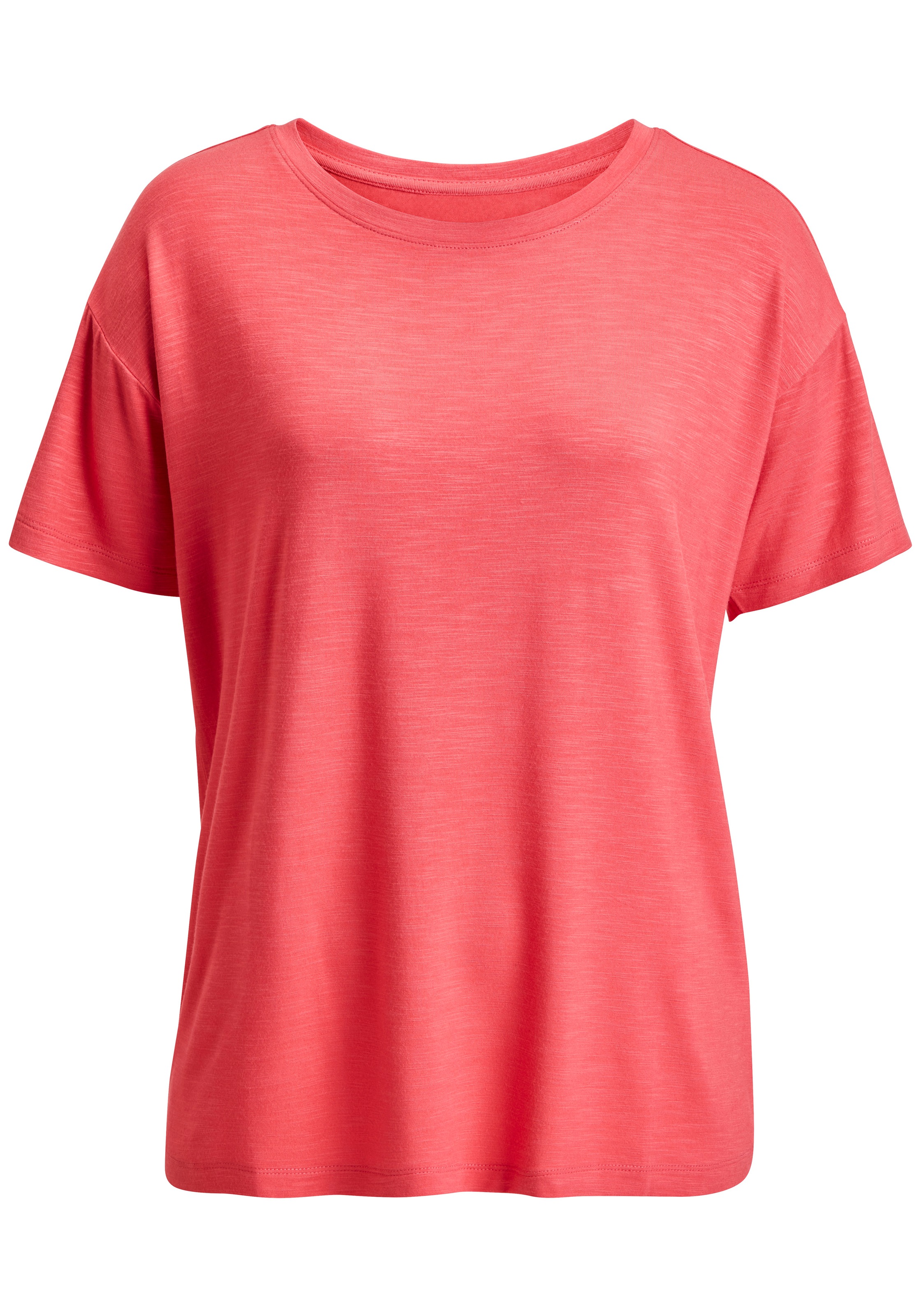 Beachtime T-Shirt "in lässiger Passform" Packung, 2 aus elastischer Viskose günstig online kaufen