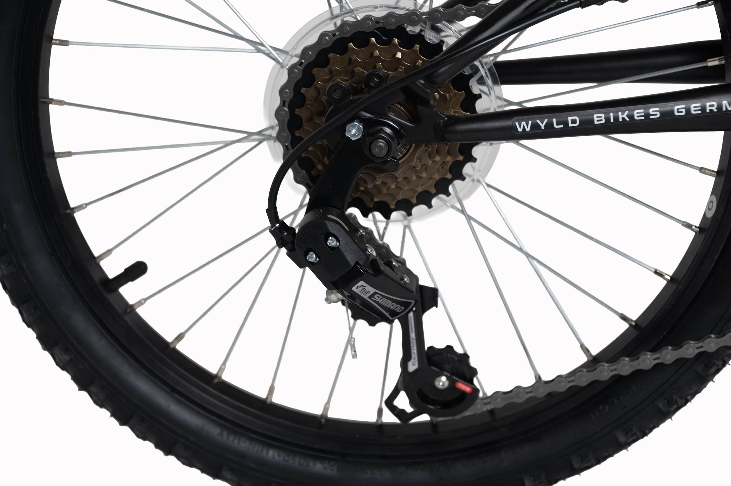 WYLD Kinderfahrrad »WYLD Kinder-Mountainbike Fully 20'' Zodiac 6 Gänge« 6 Gang Shimano Tourney Schaltwerk Kettenschaltung