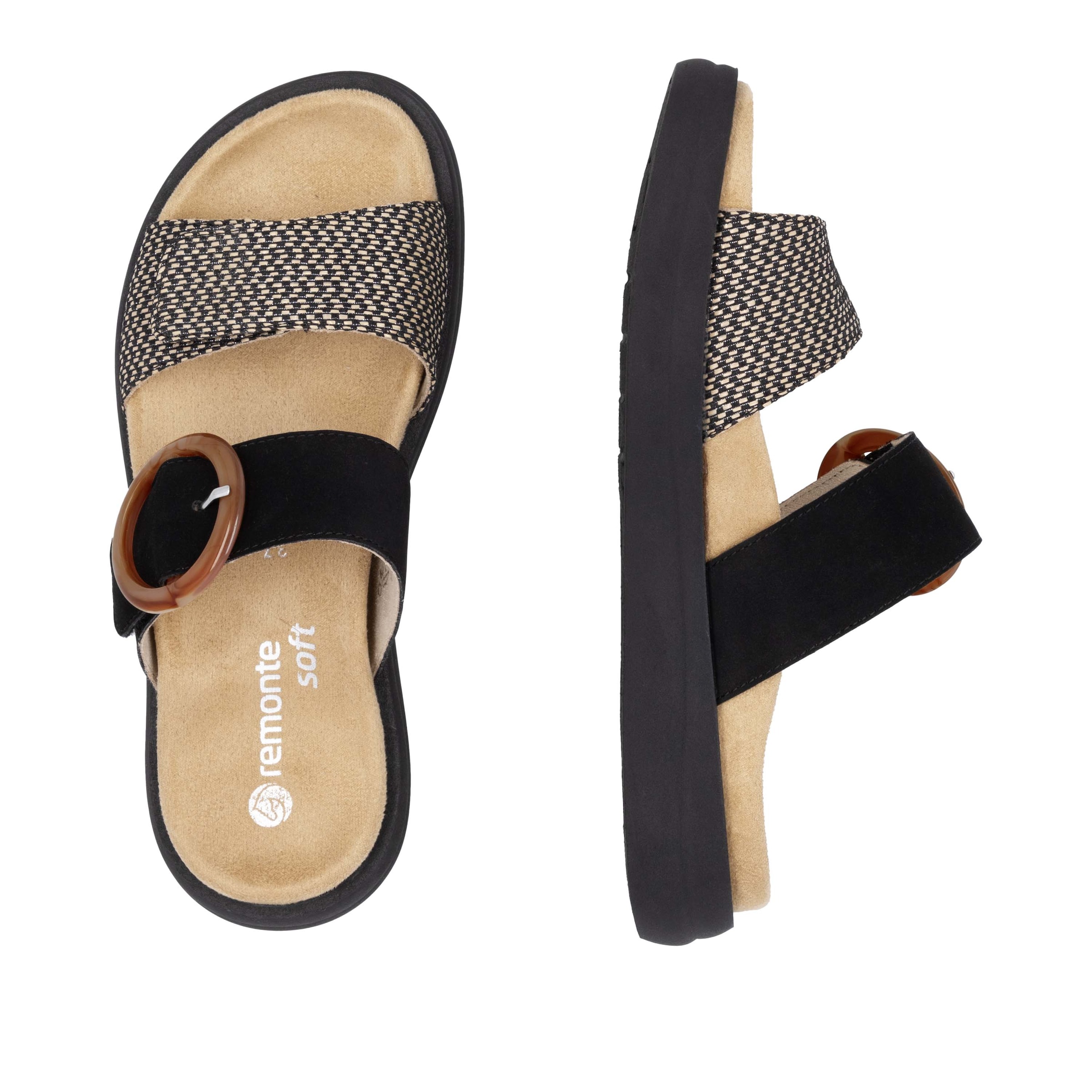 Remonte Pantolette, Sommerschuh, Schlupfschuh in veganer Verarbeitung