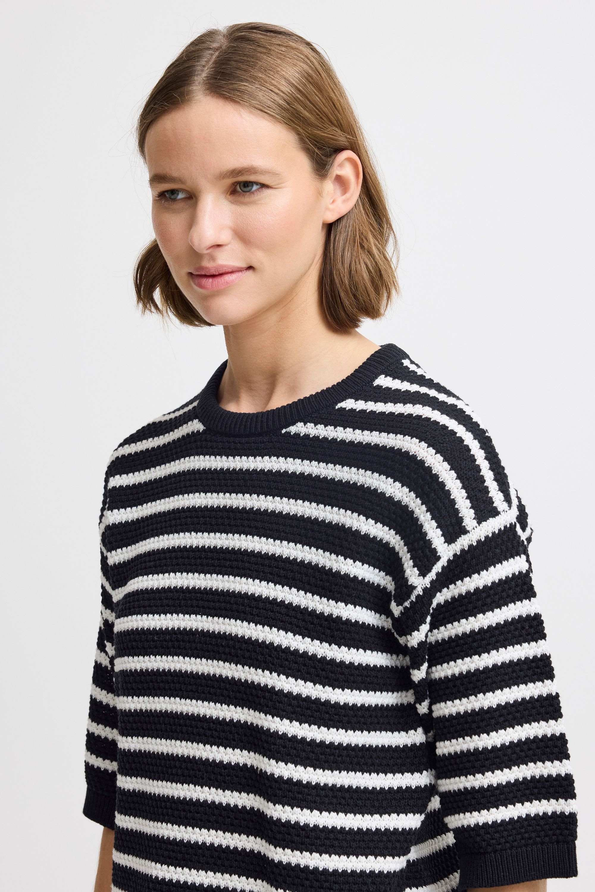 b.young Strickfleece-Pullover »Strickpullover BYMIKALA VAFFFEL JUMPER -«