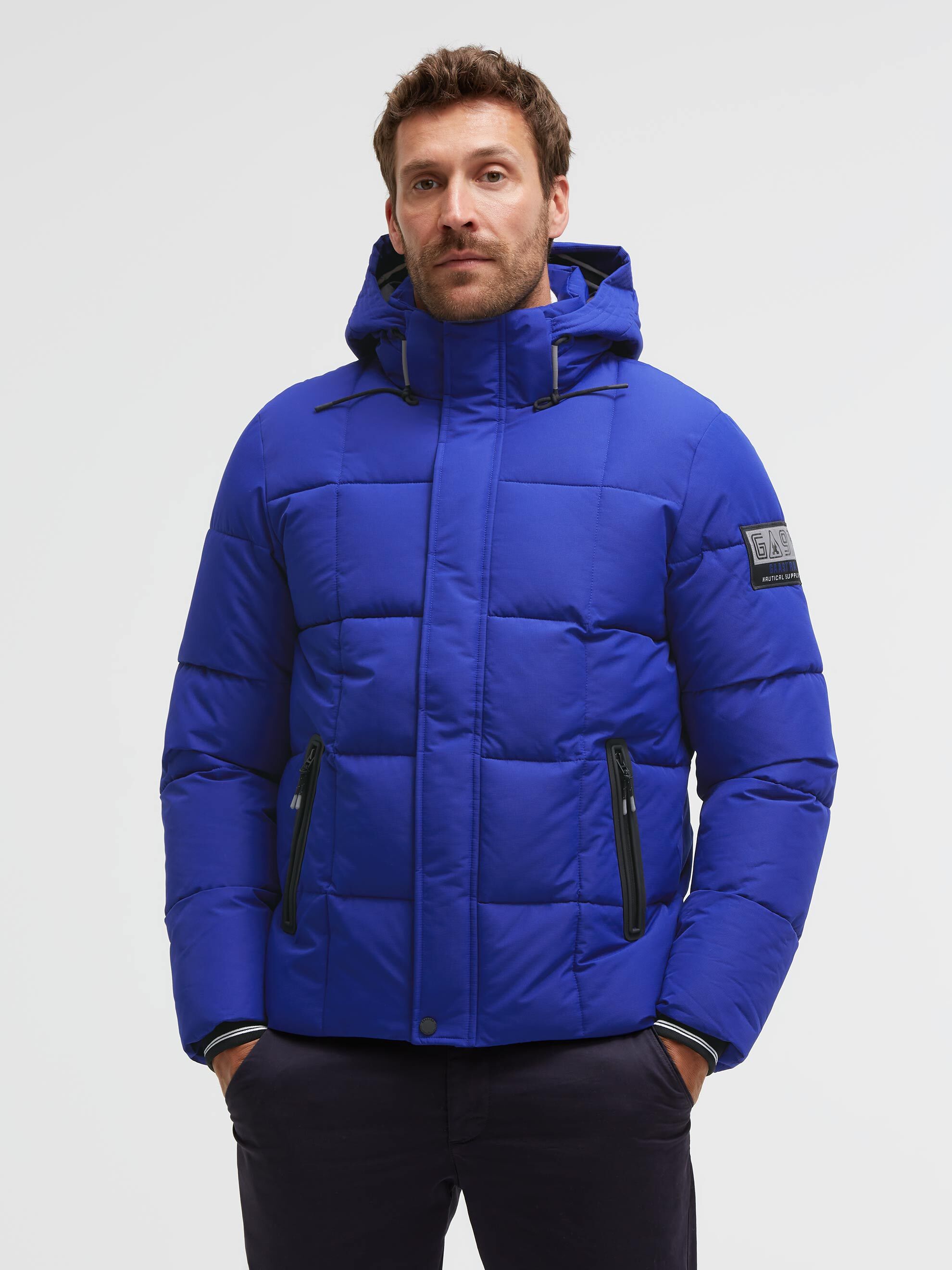 Gaastra Outdoorjacke mit Kapuze mit reflektierendem Tape