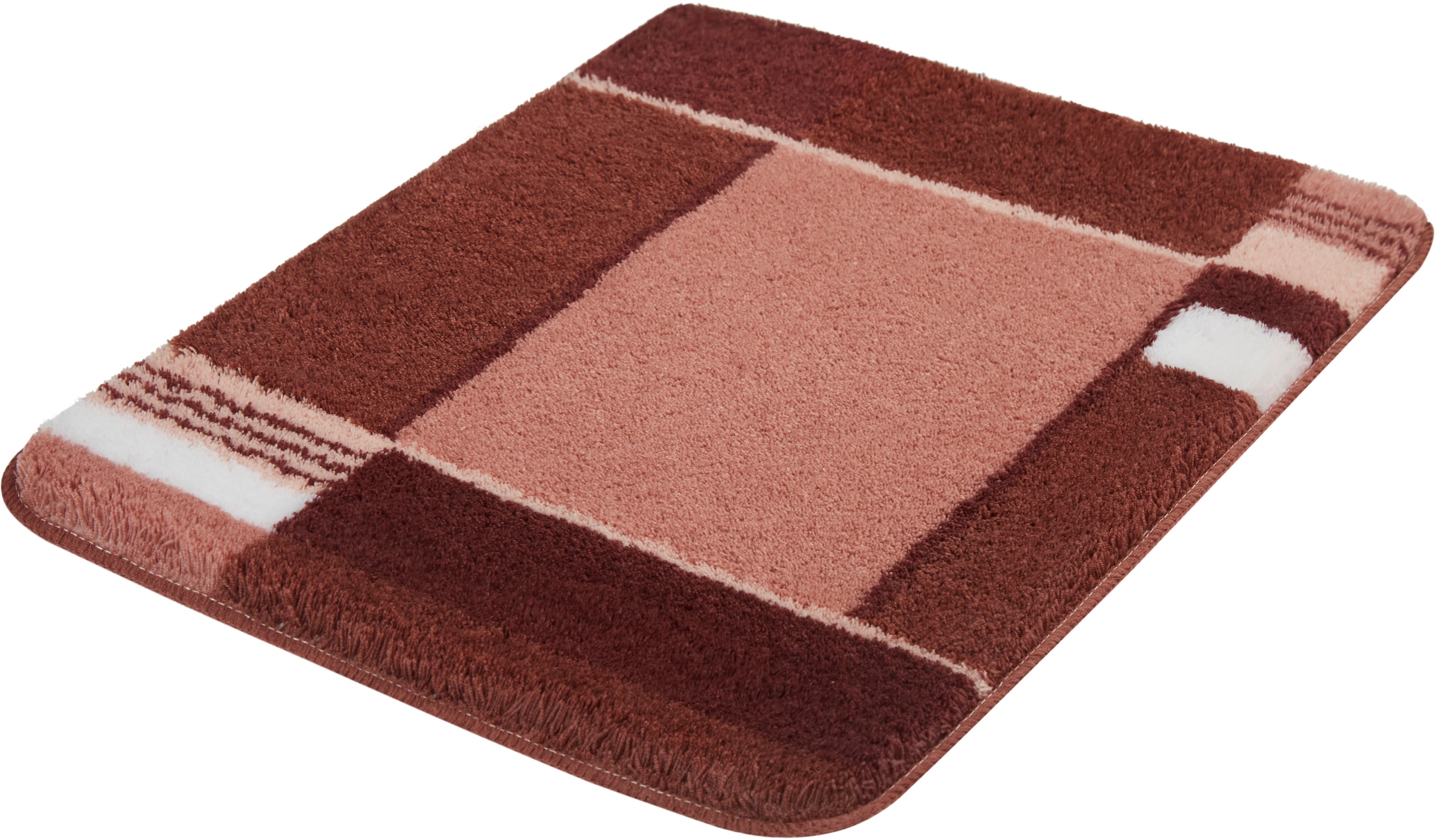 Kleine Wolke Badematte »Padova«, rutschhemmend beschichtet, fußbodenheizungsgeeignet, Badteppich, modernes Design, waschbar