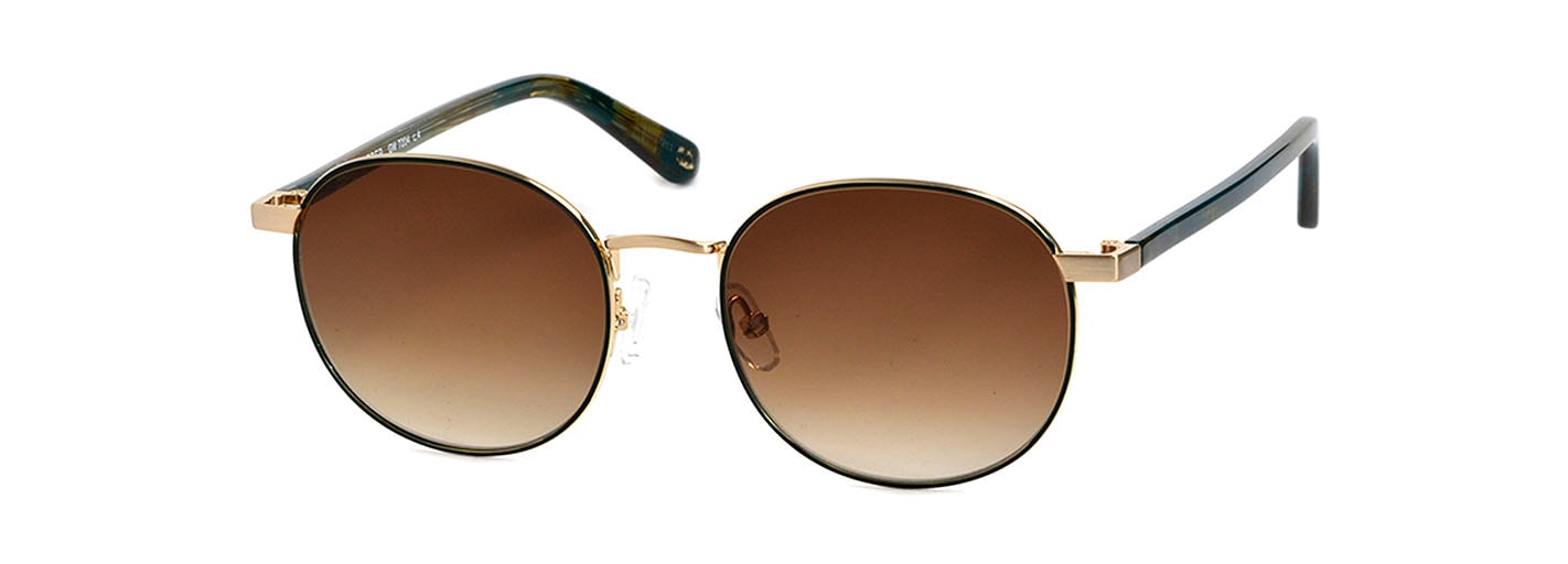 GERRY WEBER Sonnenbrille, Elegante Damenbrille, Vollrand, runde Form