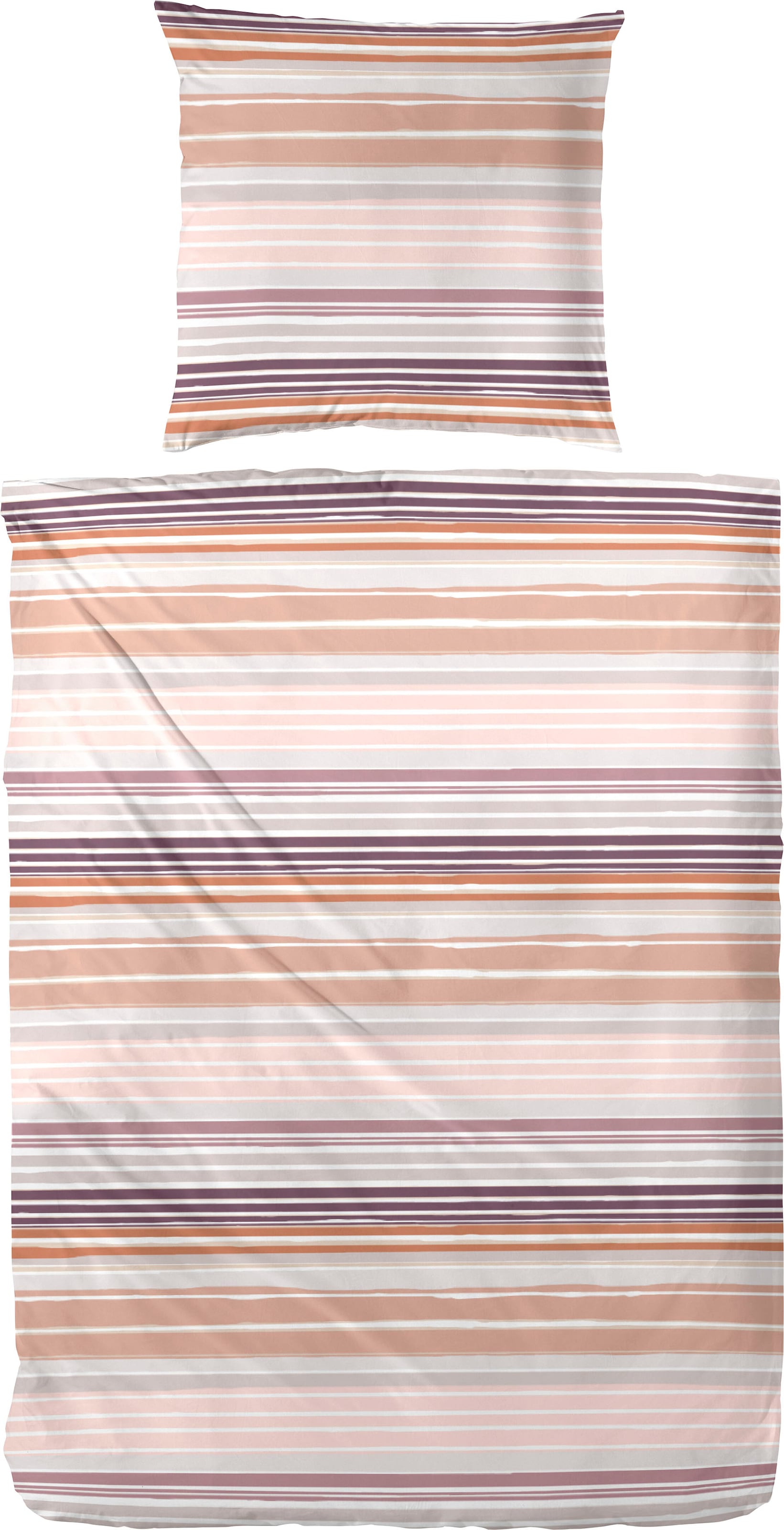 Primera Bettwäsche "Wavy Stripe" 2 Stk. tlg. mit modernen Streifen in frisc günstig online kaufen