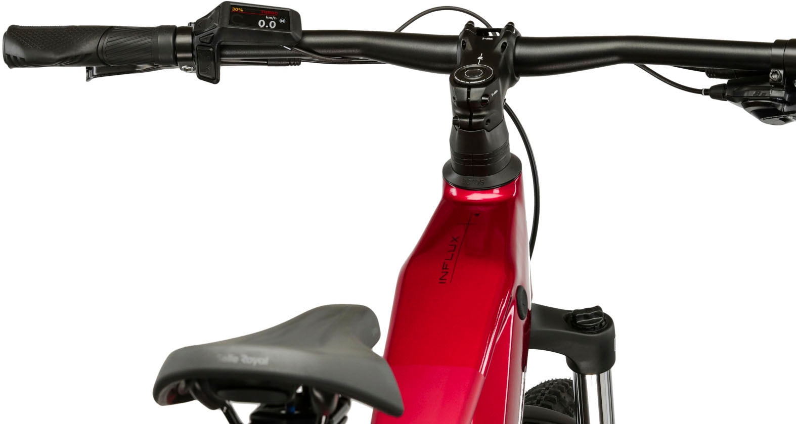 Kross »Influx Hybrid 2.0 16,7Ah / 600 Wh 29 Zoll rot 9 Gänge 2026« 9 Gang Shimano CUES U4000 Schaltwerk Kettenschaltung Mittelmotor 250 W