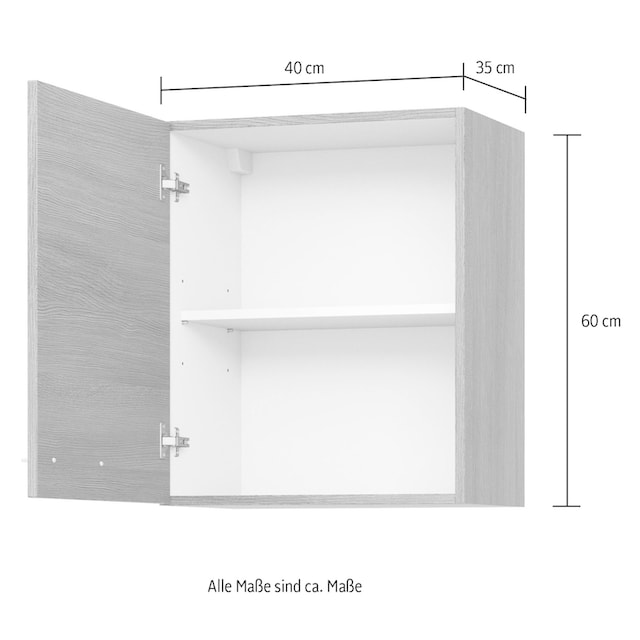 Express Küchen Hängeschrank »Trea O40-60«, inklusive Einlegeboden, Breite  40 cm, Höhe 60 cm bestellen | BAUR