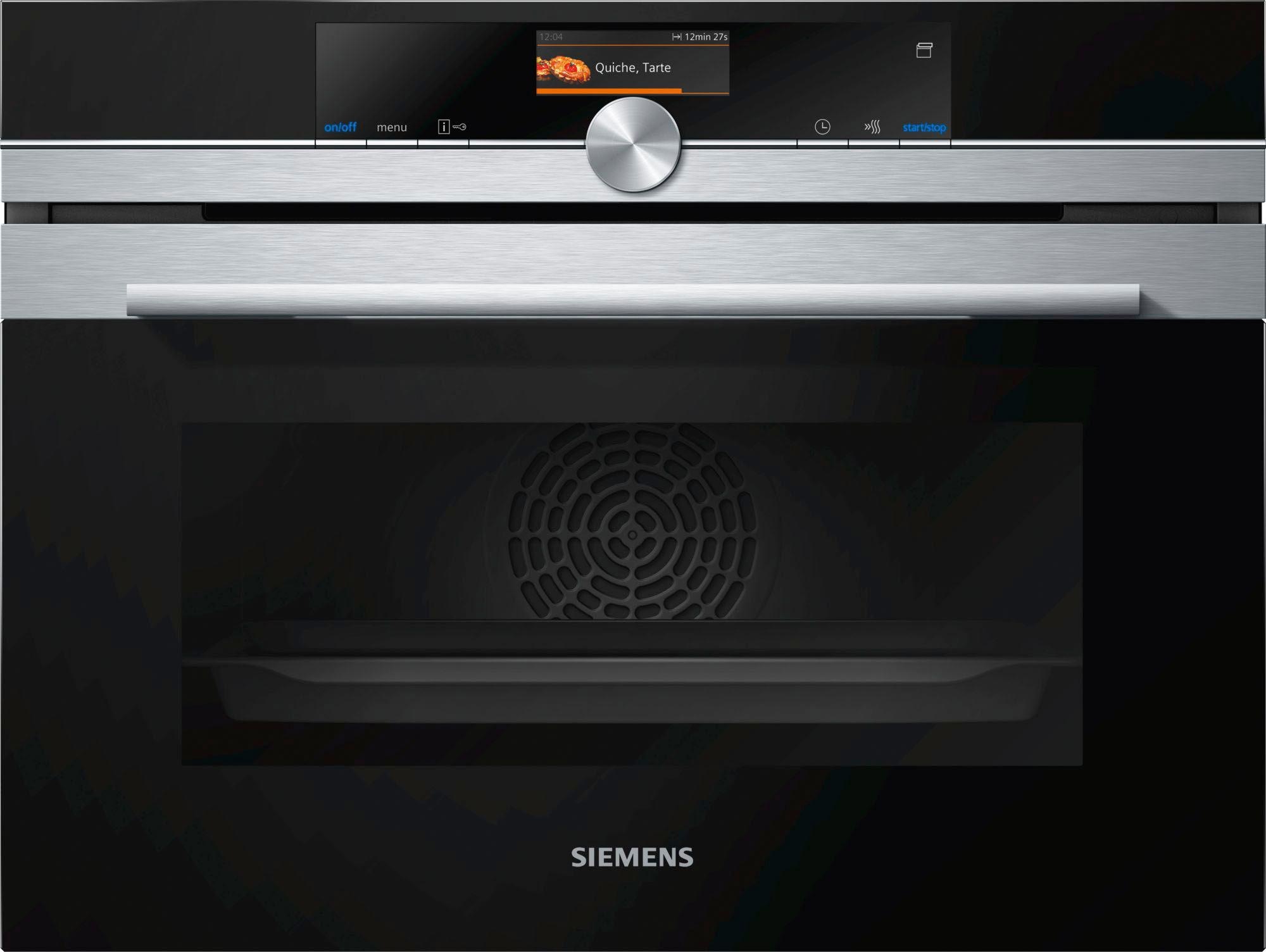 SIEMENS Dampfbackofen iQ700 »CS636GBS2«, mit Teleskopauszug nachrüstbar