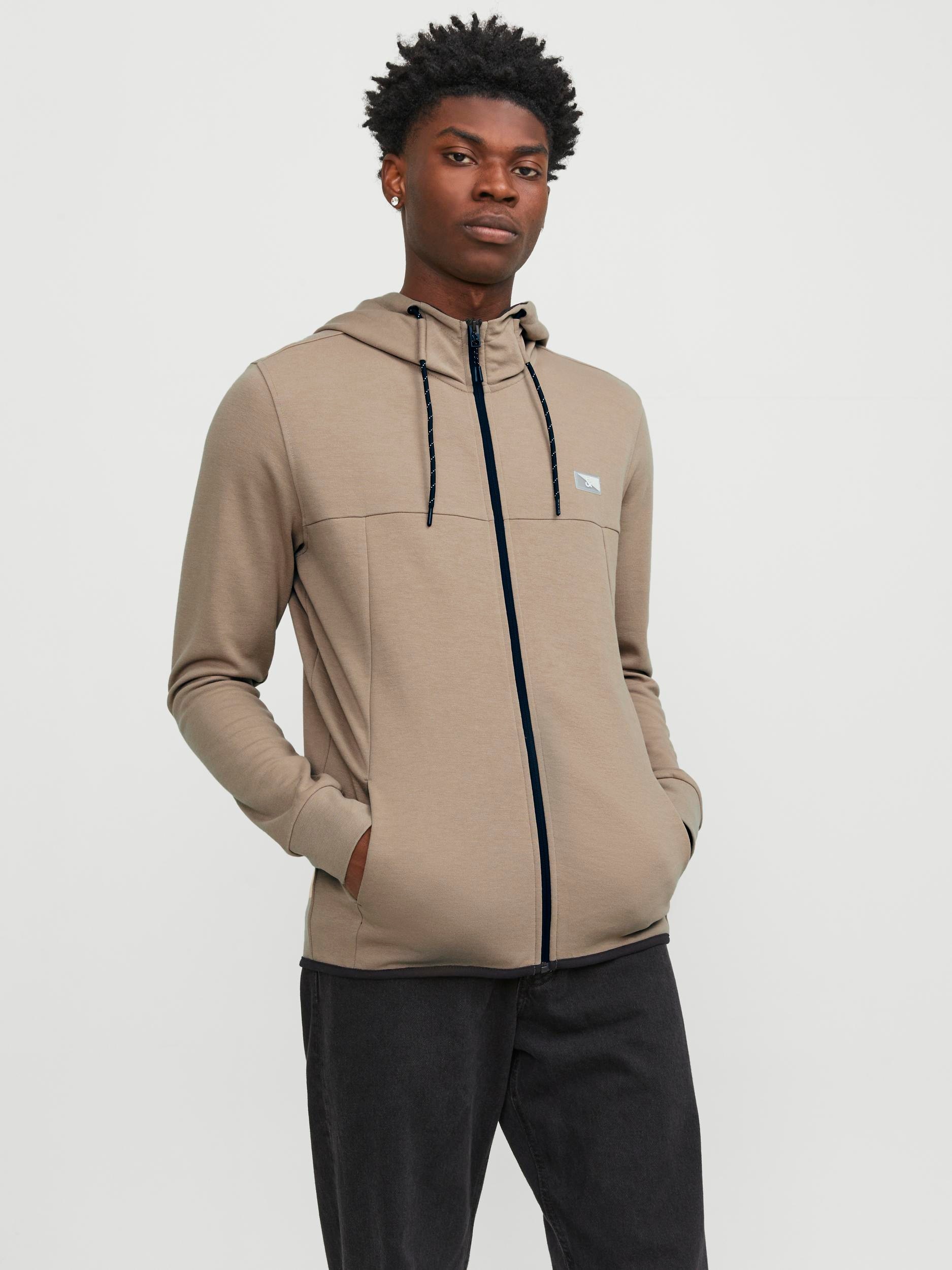 Jack & Jones Kapuzensweatjacke "JCOAIR SWEAT ZIP HOOD NOOS.", mit Kapuze