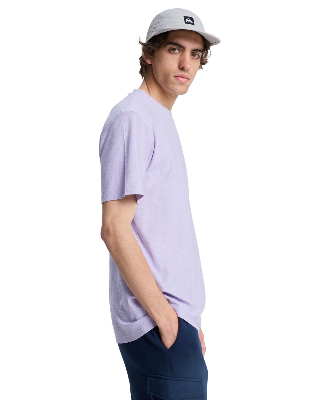 Sporttop QUIKSILVER "Slub Roundneck", Herren, Gr. L, orchid petal, Obermaterial: 100% Walkfrottier;, Tops Sporttop 2