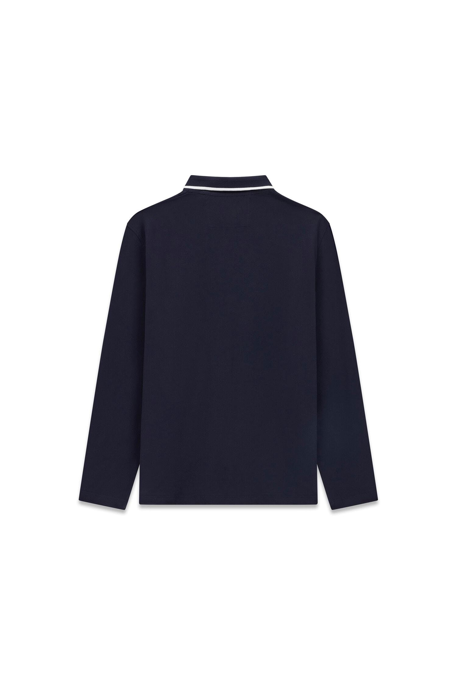 Guess Langarm-Poloshirt Regular Fit, reine Baumwolle
