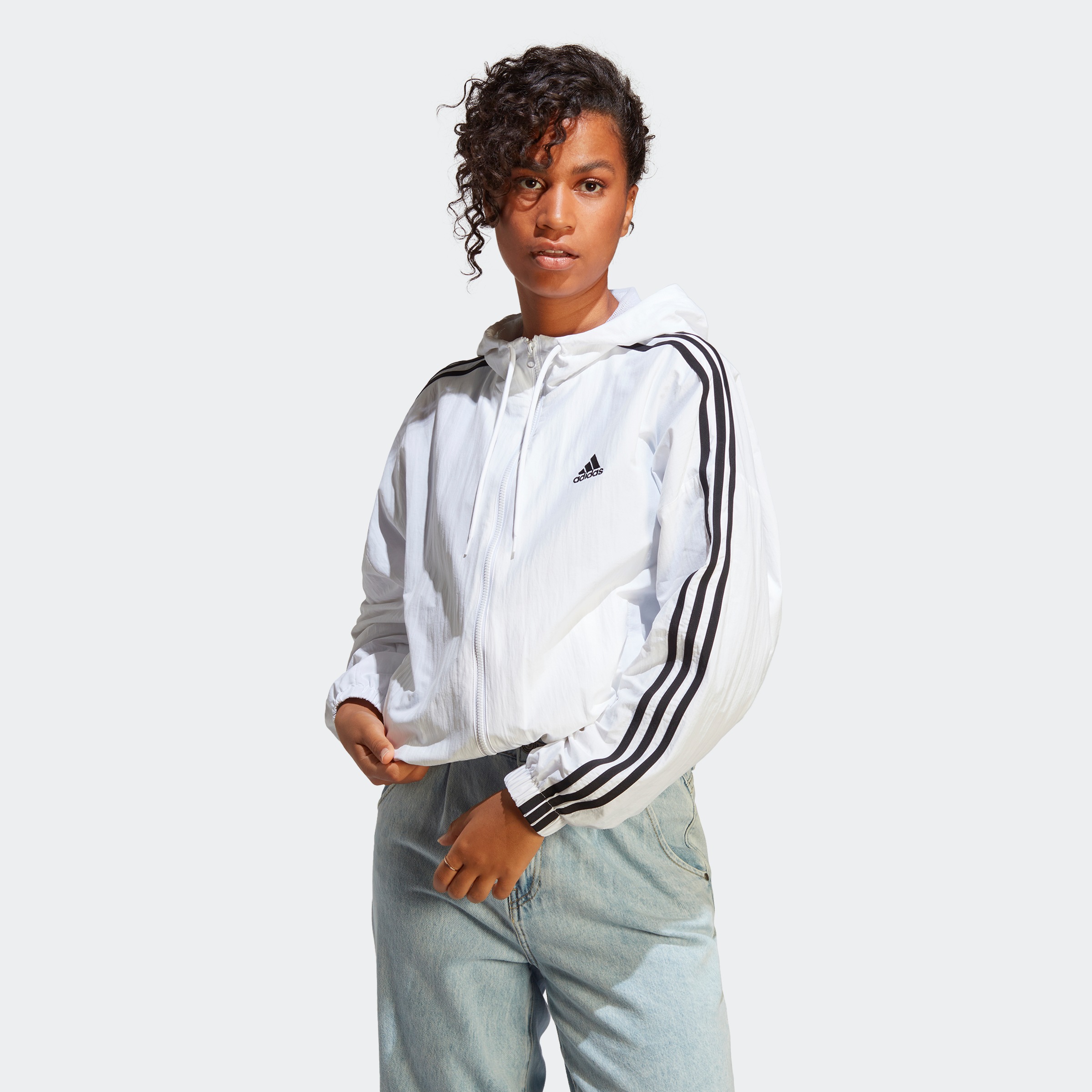 adidas Sportswear Windbreaker "ESSENTIALS 3-STREIFEN WOVEN" günstig online kaufen