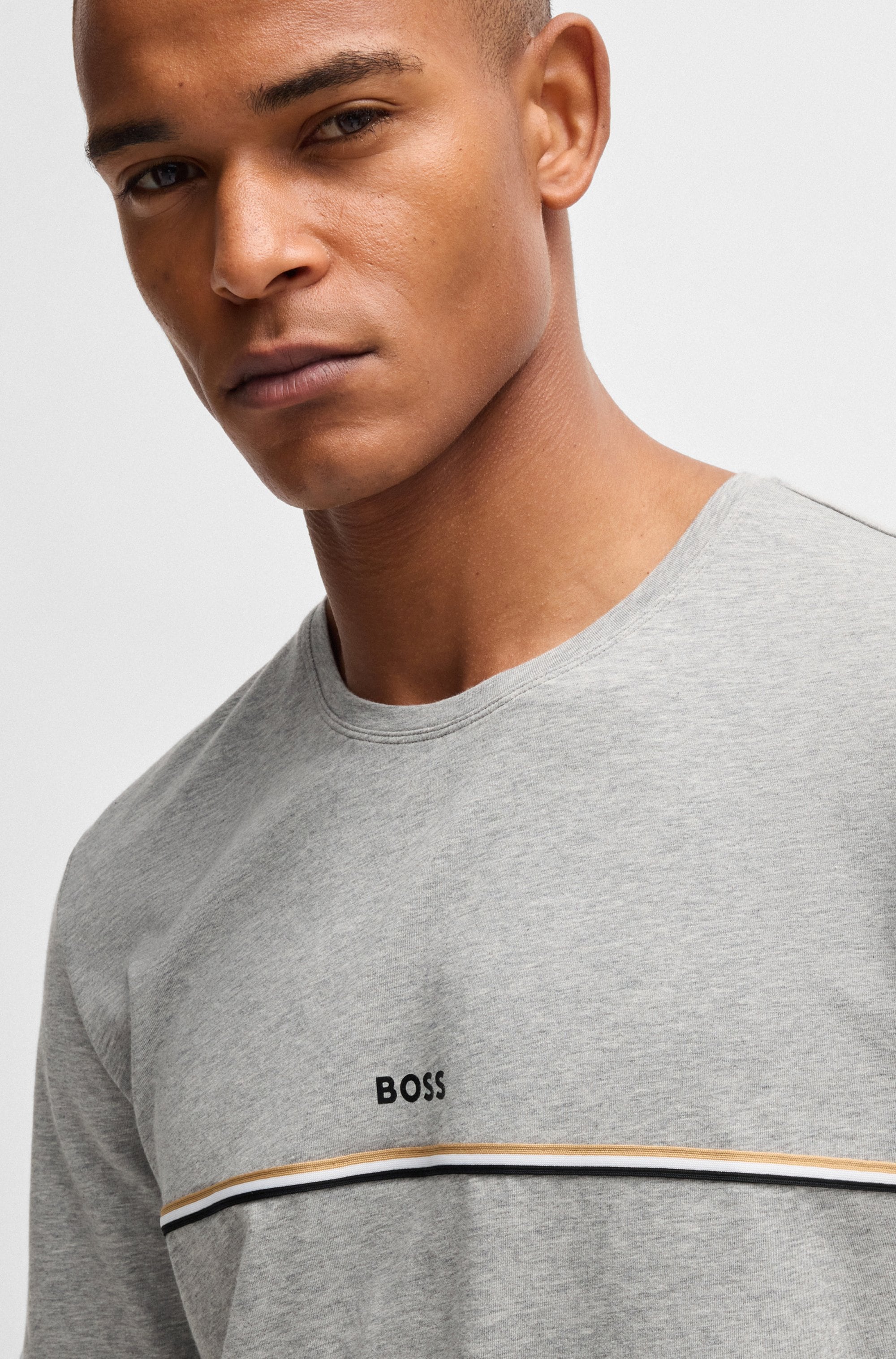 BOSS T-Shirt »Unique T-Shirt«, mit BOSS Logodruck