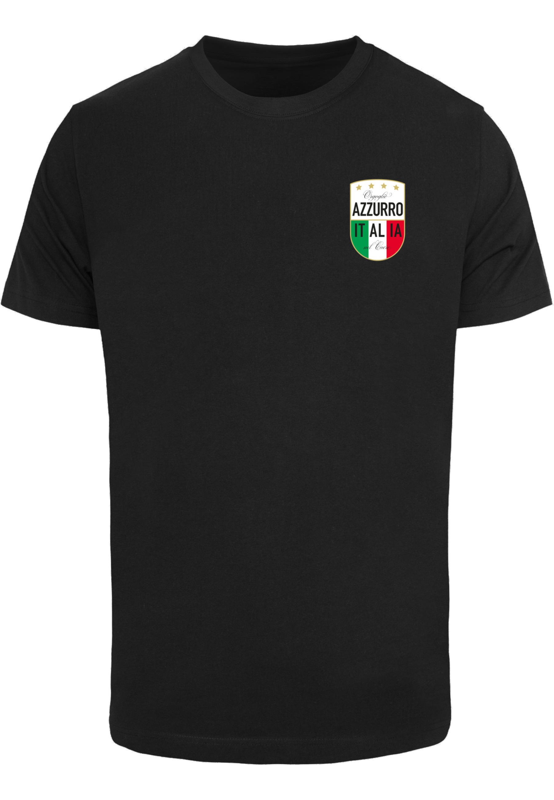 MisterTee T-Shirt »MisterTee Azurro Italia Crest Tee« 1 Stk.