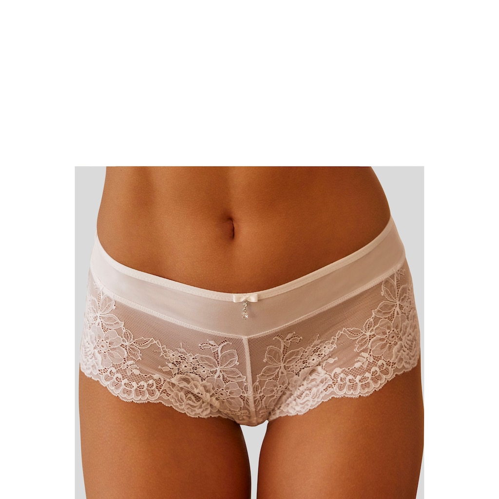 Vivance Stringpanty, aus dezent transparenter Spitze, Dessous