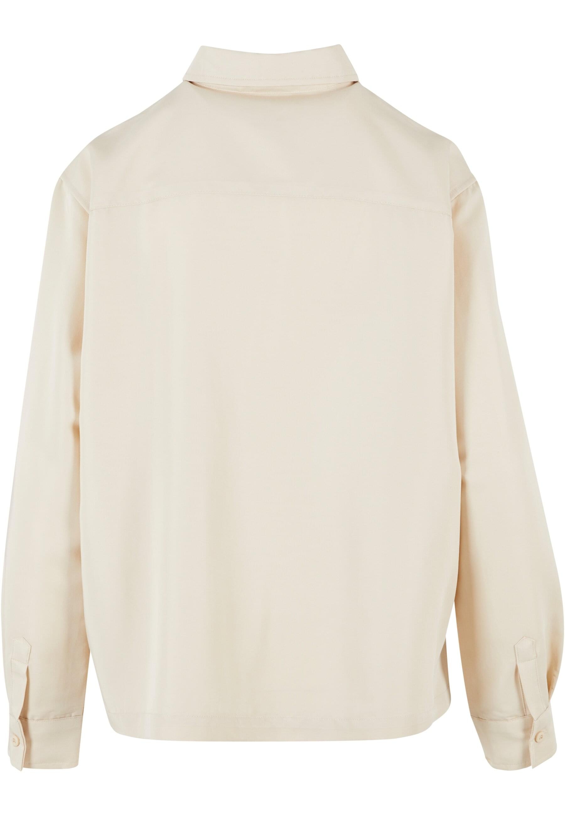 URBAN CLASSICS Langarmhemd »Urban Classics Damen Ladies Oversized Twill Shirt«