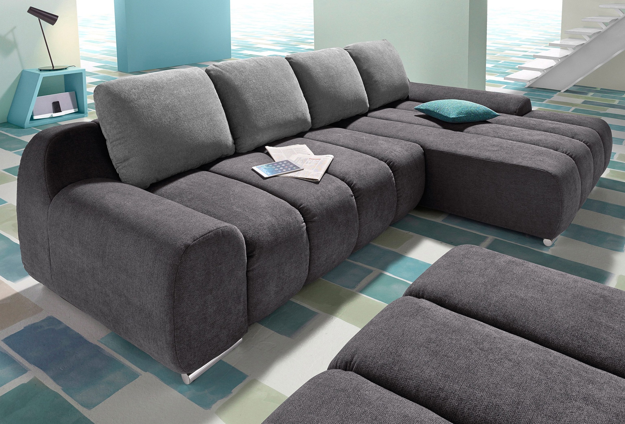 INOSIGN Ecksofa »Bono L-Form«, wahlweise mit Bettfunktion
