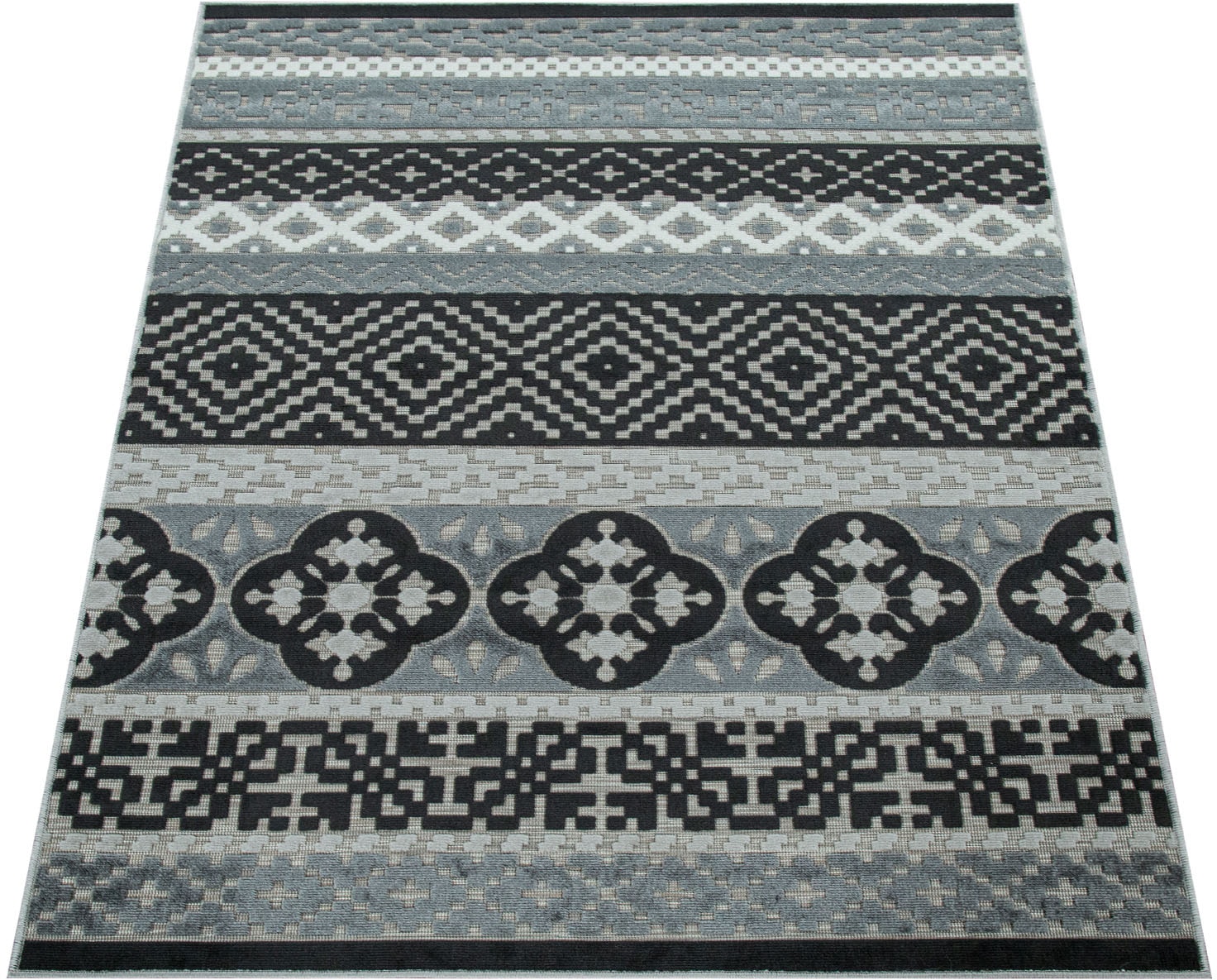Paco Home Teppich "Charleroi 491" rechteckig 3 Höhe 3D-Design, In- und Outd günstig online kaufen