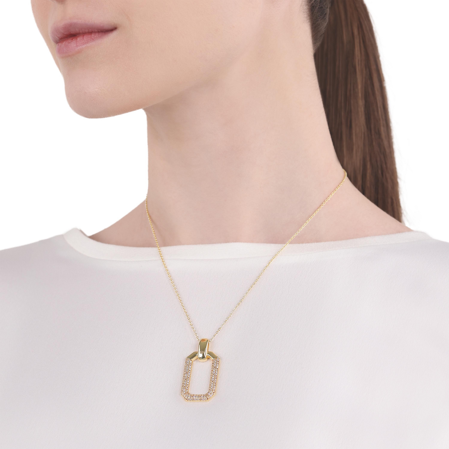 JOOP! Kette mit Anhänger mit Zirkonia (synth.)