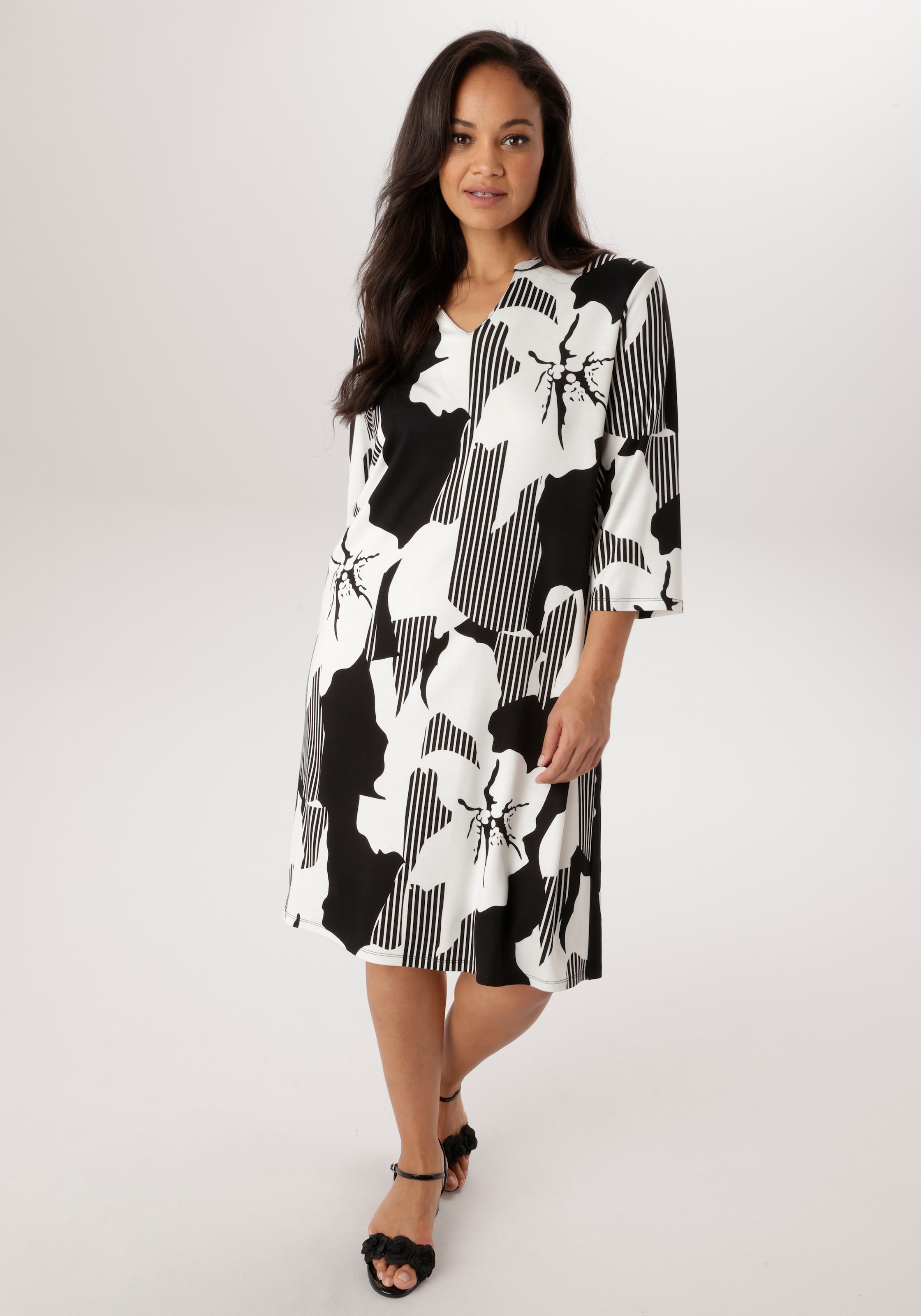 Aniston PLUS Jerseykleid elastisches Jersey-Kleid - NEUE KOLLEKTION günstig online kaufen