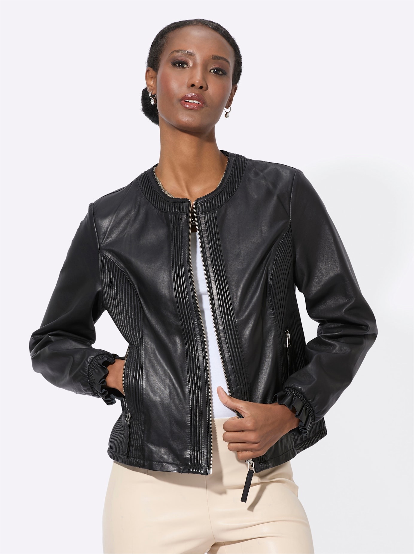 Mainpol Lederblazer "Leder-Blazer" günstig online kaufen