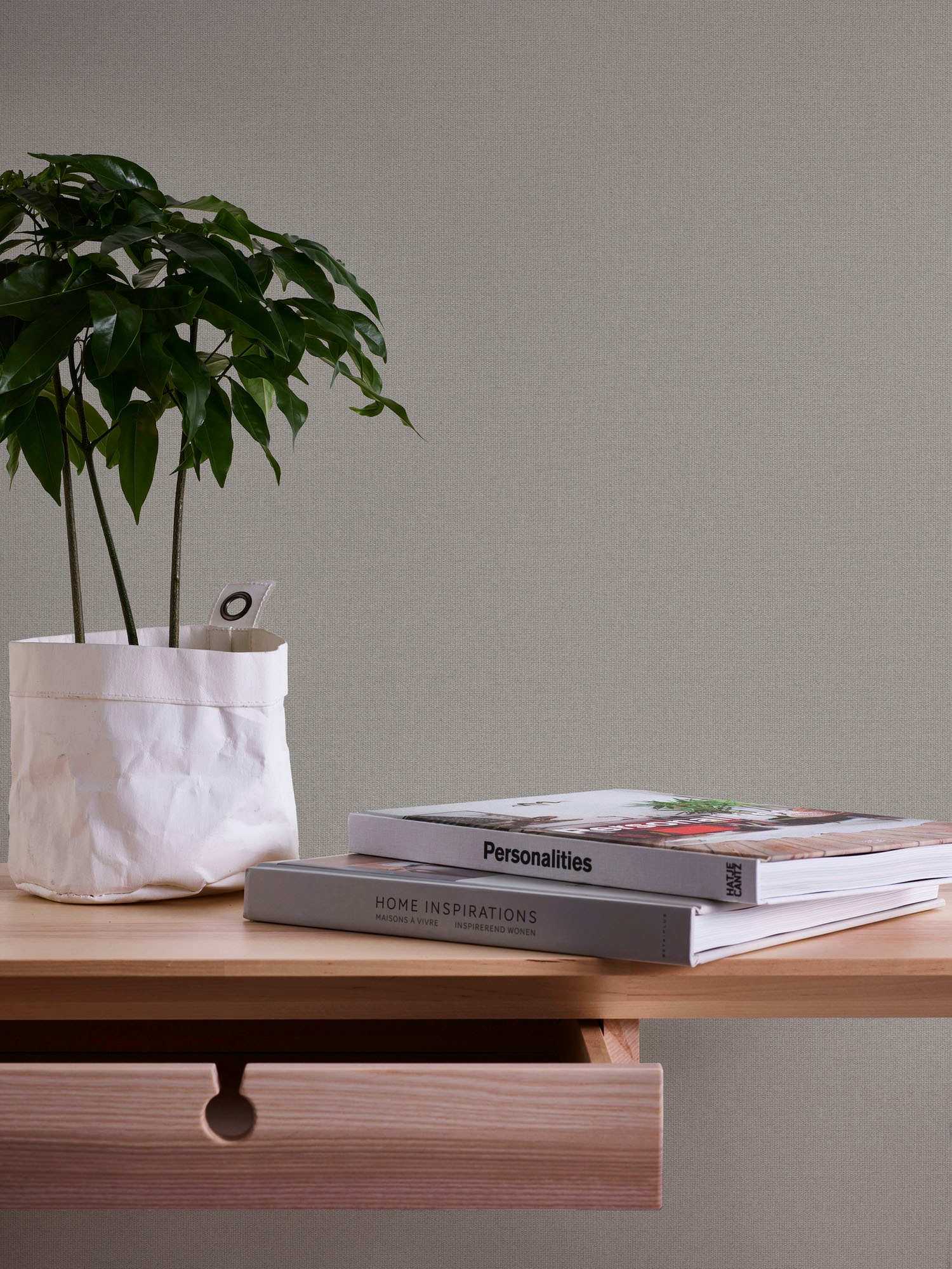 A.S. Création Vliestapete »Nara Einfarbig« gemustert | matt | neutral leicht strukturiert Unitapete Tapeten Wohnzimmer Schlafzimmer Küche modern Flur Design