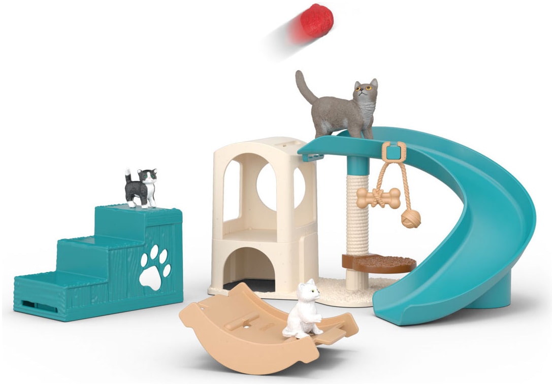 Schleich® Spielwelt »FARM WORLD, Spielspaß für Katzen (42764)«