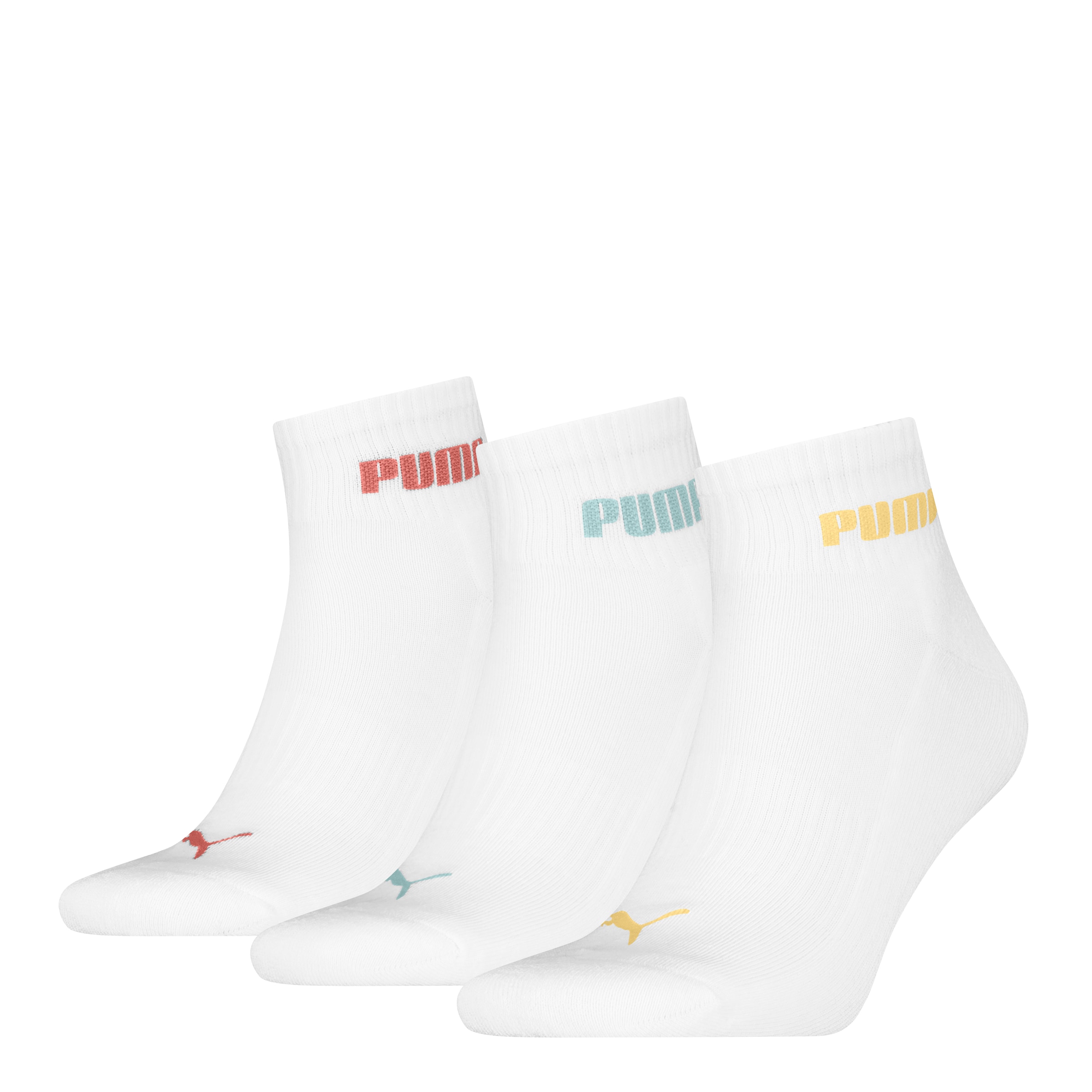 PUMA Kurzsocken »PUMA UNISEX CUSHIONED NEXT QUARTER 3P«, (3 Paar, 3 Paar), mit gepolsterter...