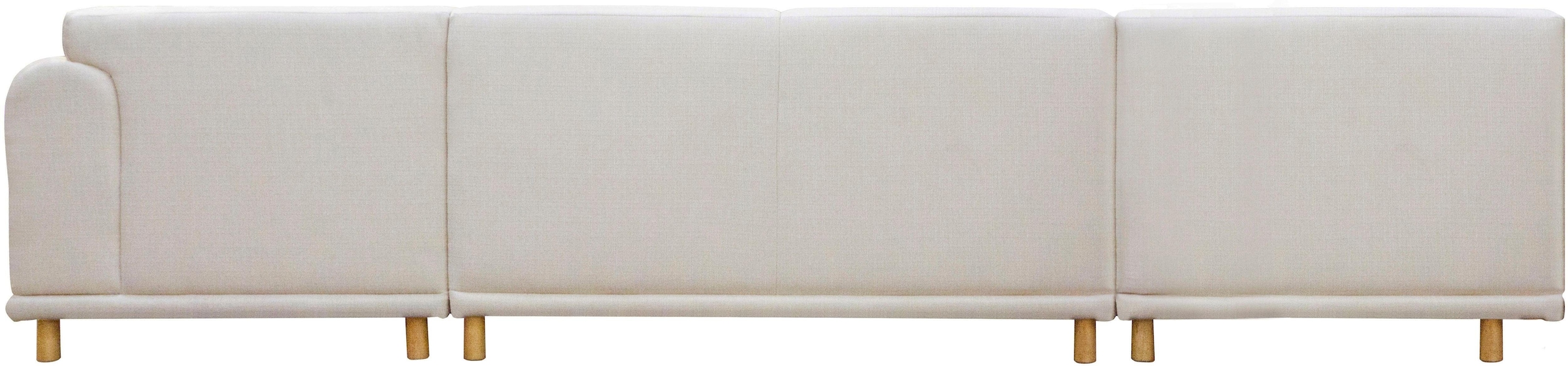 andas Wohnlandschaft »Maroon U-Form«, in skandinavischem Design, mit losen Kissen