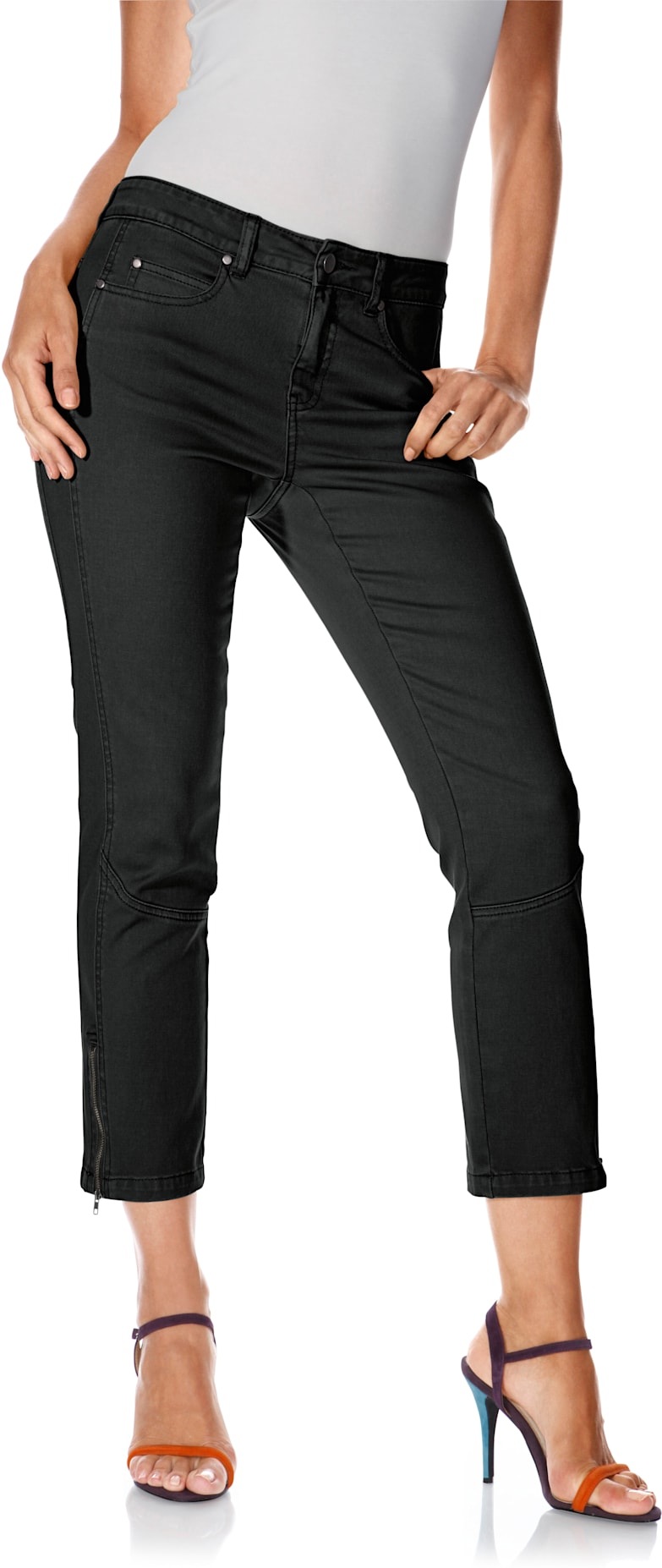LINEA TESINI by heine Röhrenjeans, (1 tlg.) günstig online kaufen
