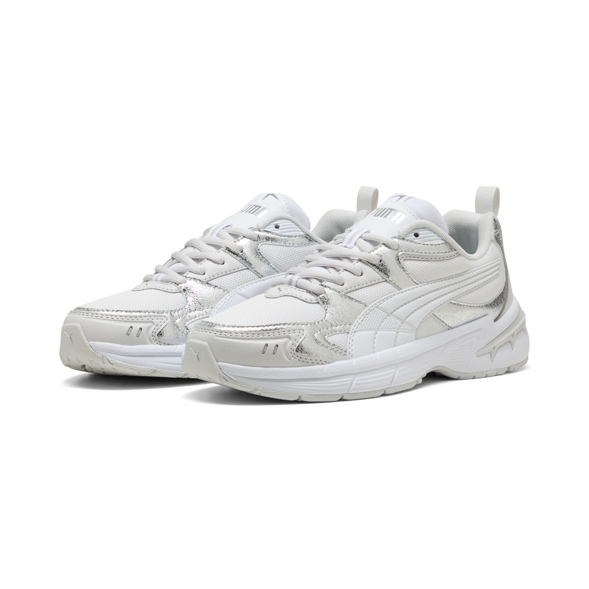 PUMA Sneaker "MILENIO TECH 2000 METALLIC WHISPER" atmungsaktives Textil-Obe günstig online kaufen