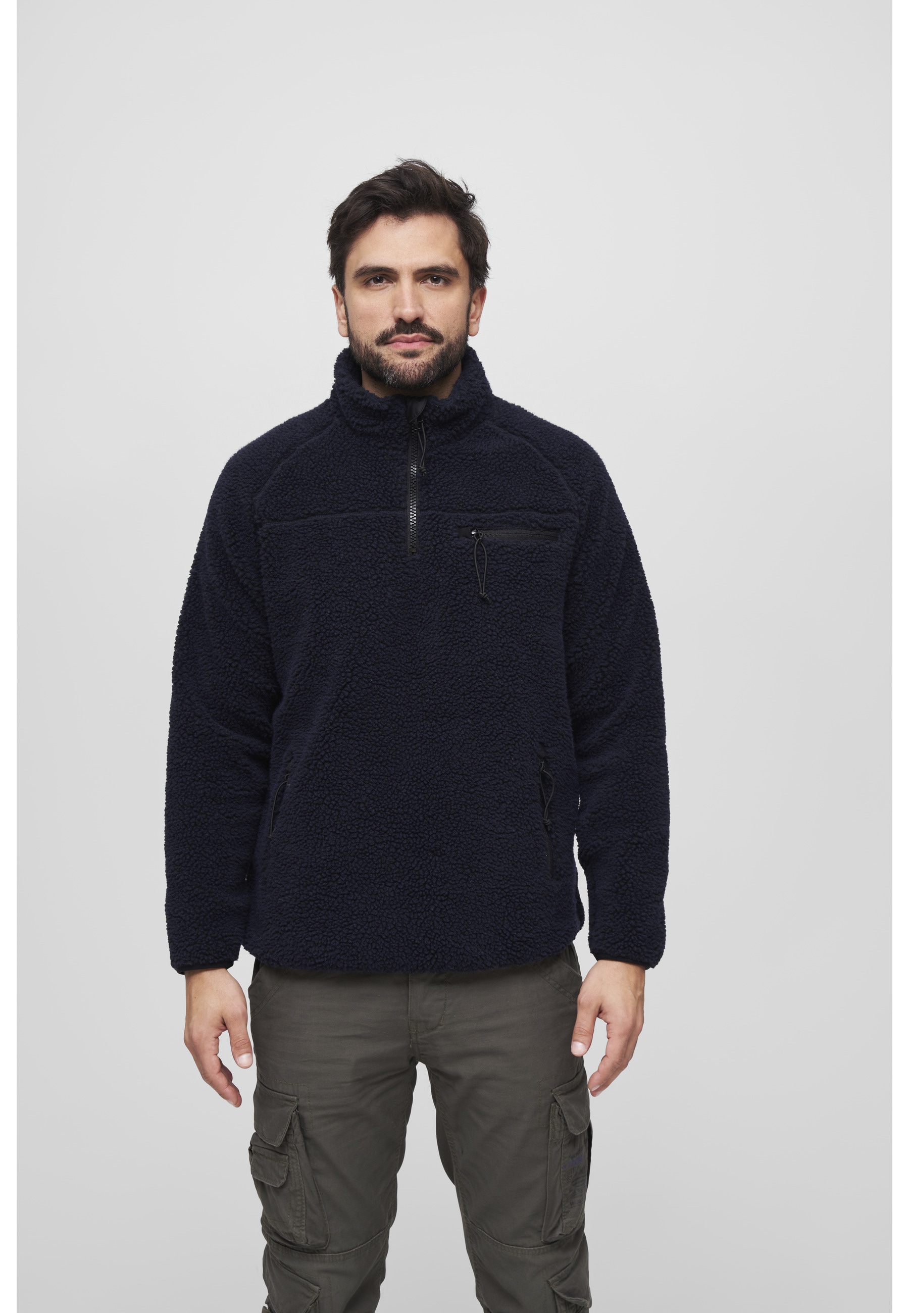 Brandit Kapuzenpullover »Brandit Herren Teddyfleece Troyer« 1 Stk.