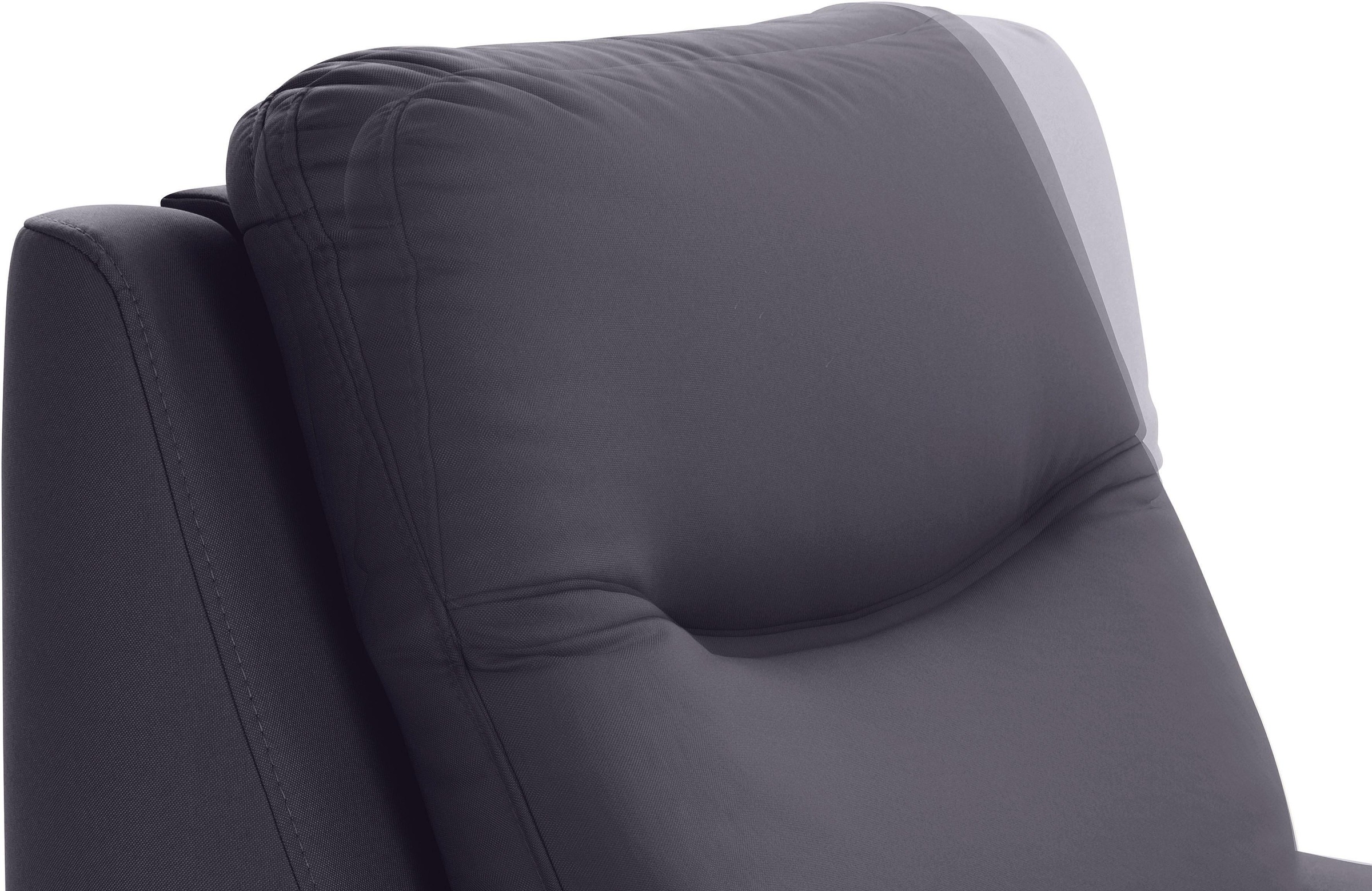 sit&more Sessel »Boccaccio« inklusive Federkern und Kopfteilverstellung,