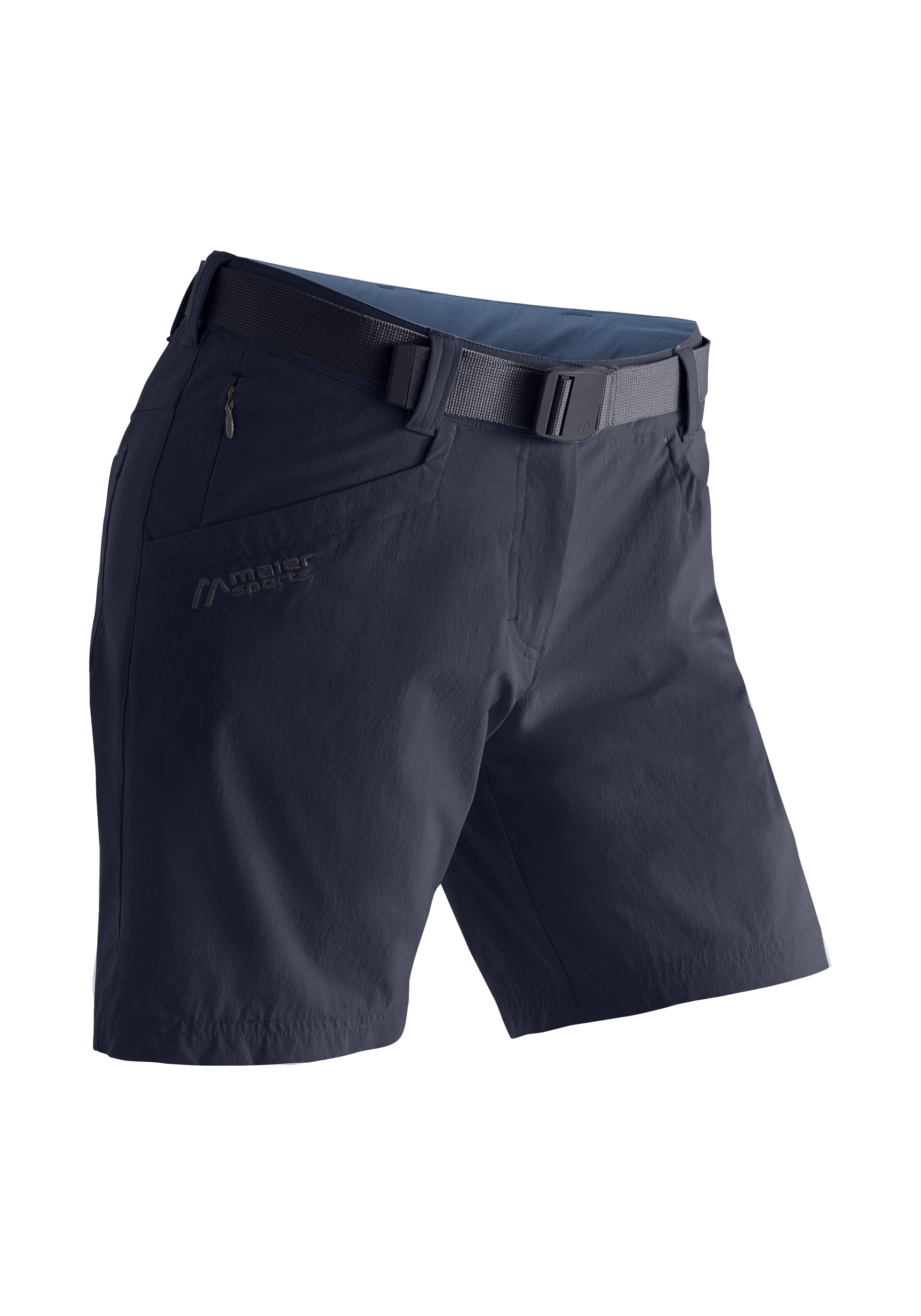 Maier Sports Funktionsshorts "Lulaka Shorts" Damen Shorts, kurze Wanderhose, Outdoorhose mit 4 Taschen, Regular Fit