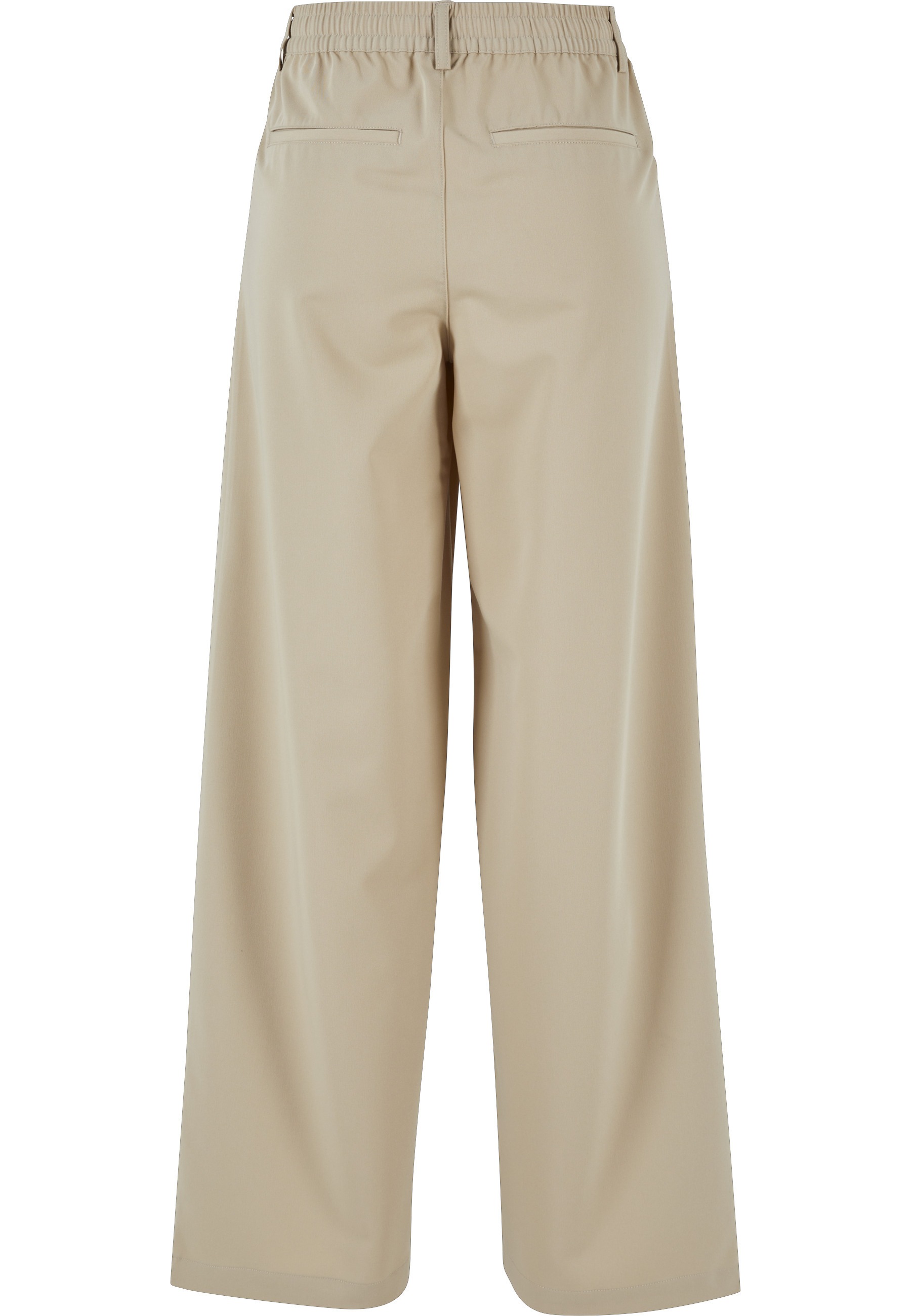 URBAN CLASSICS Stoffhose "Urban Classics Damen Ladies Ultra Wide Pleat-Fron günstig online kaufen