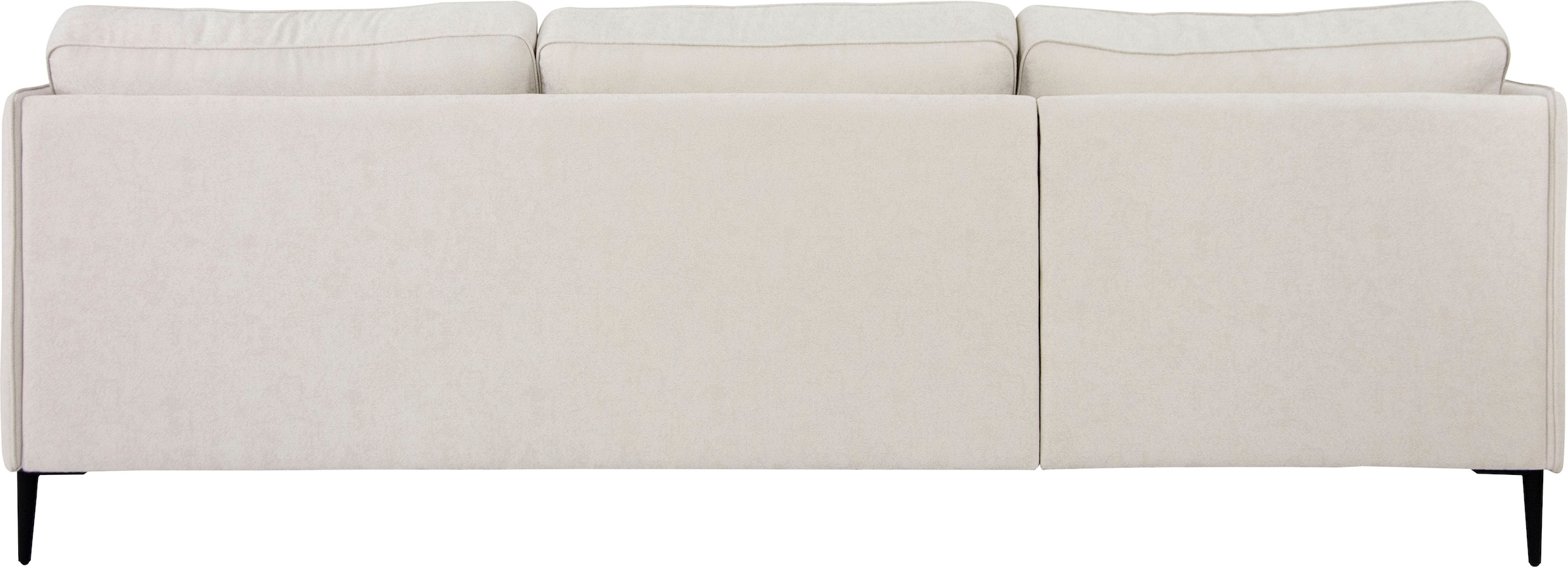 Leonique Ecksofa »Light L-Form«, inklusive loser Zierkissen, mit schmalen Armlehnen und Teleskopfüßen