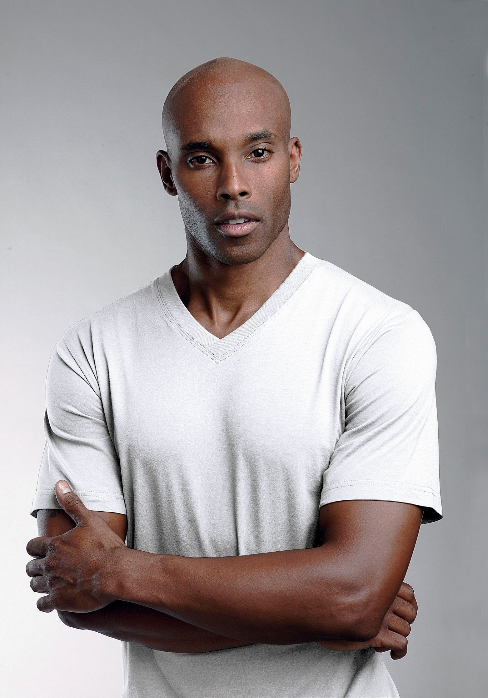 Thumbnail - H.I.S T-Shirt, 3 Stk. mit V-Ausschnitt aus Baumwolle, Unterhemd, T-Shirt