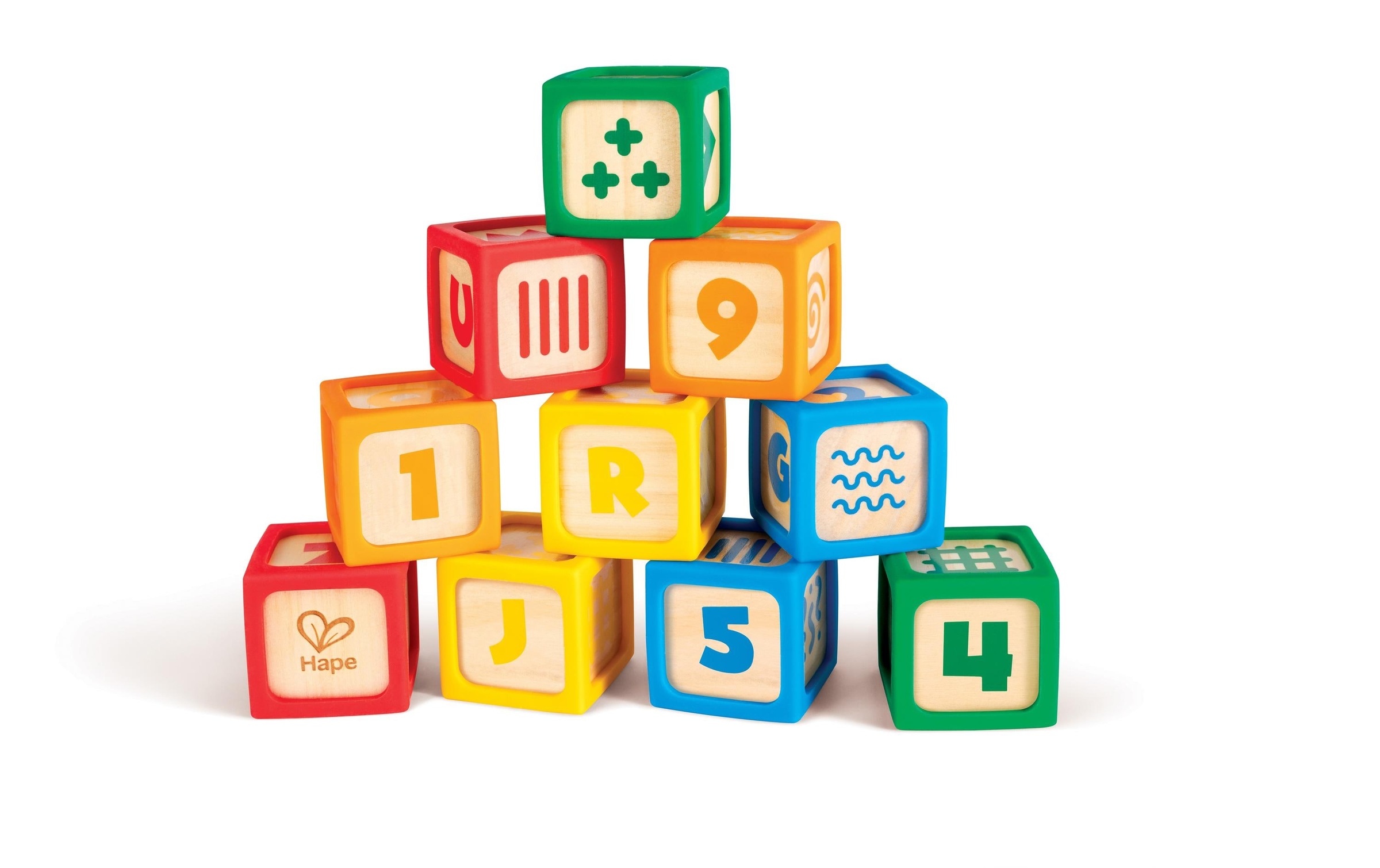 Hape Unisex Spielsteine Abc Mehrfarbig Baby - Image 4