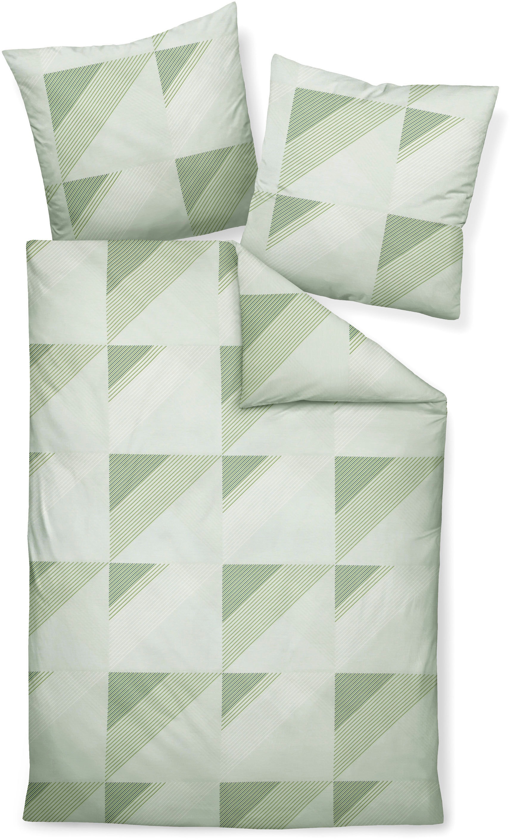 Janine Bettwäsche "Mako-Satin 87065 08 155x200,80x80" 3 Stk. tlg. mit Reiss günstig online kaufen