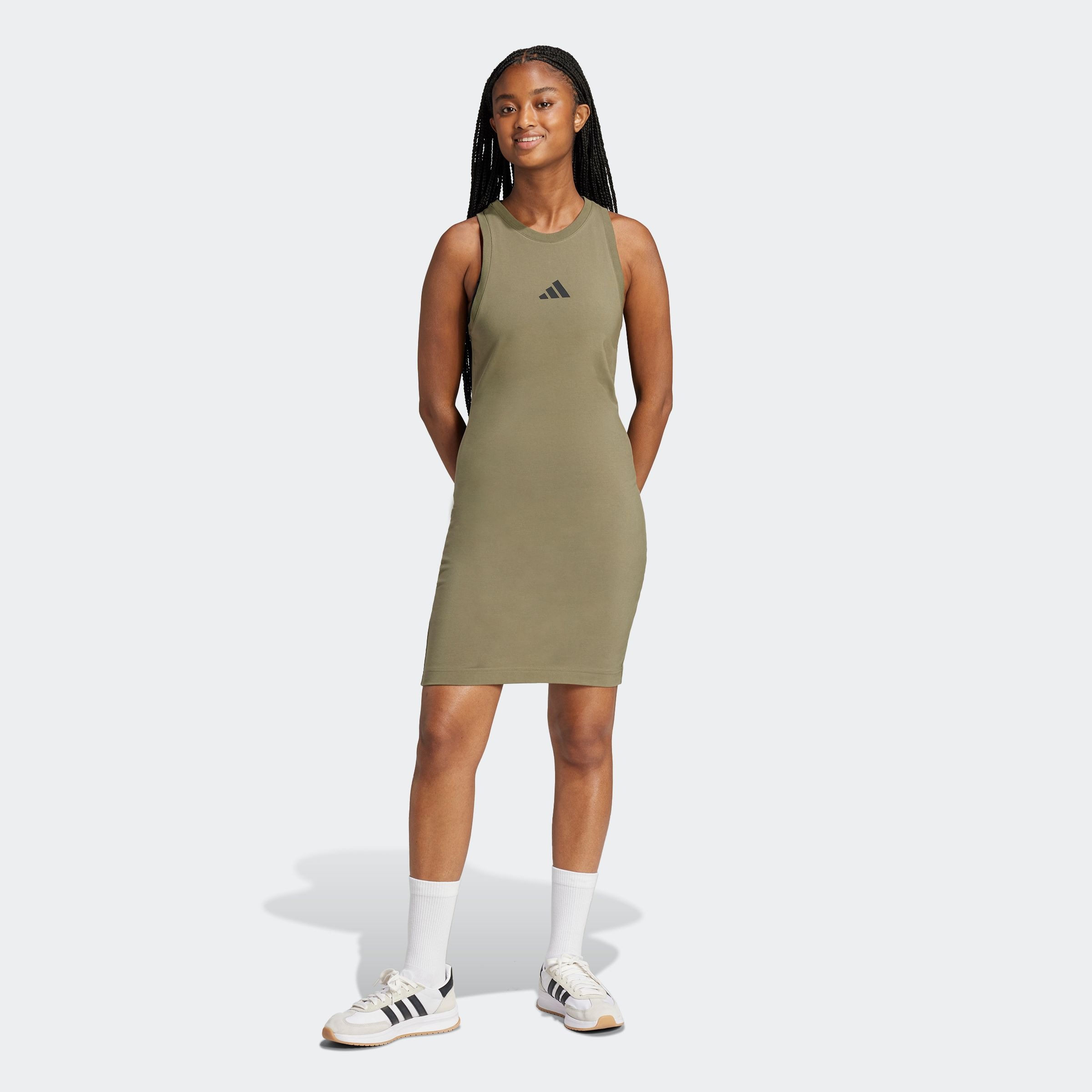 adidas Sportswear Shirtkleid "W FI SL DRESS", (1 tlg.) günstig online kaufen