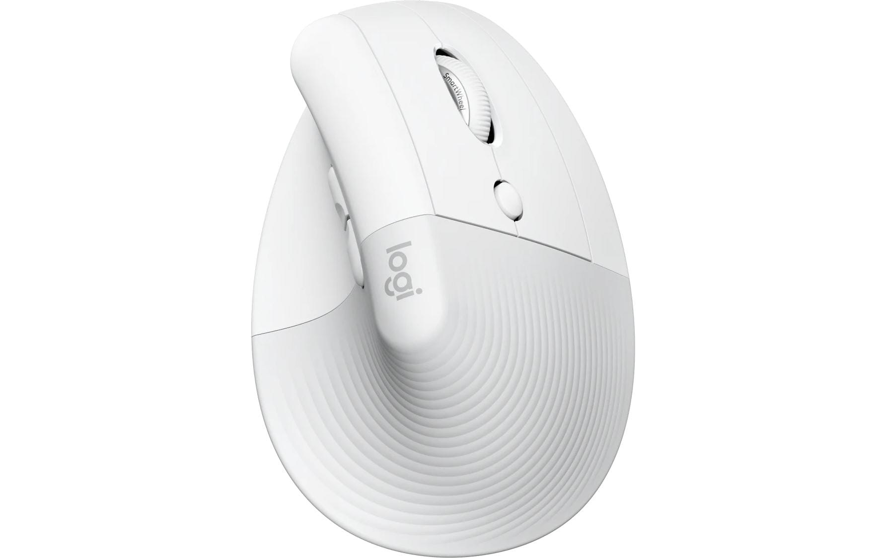 Logitech ergonomische Maus »Maus Lift Off-white« kabellos