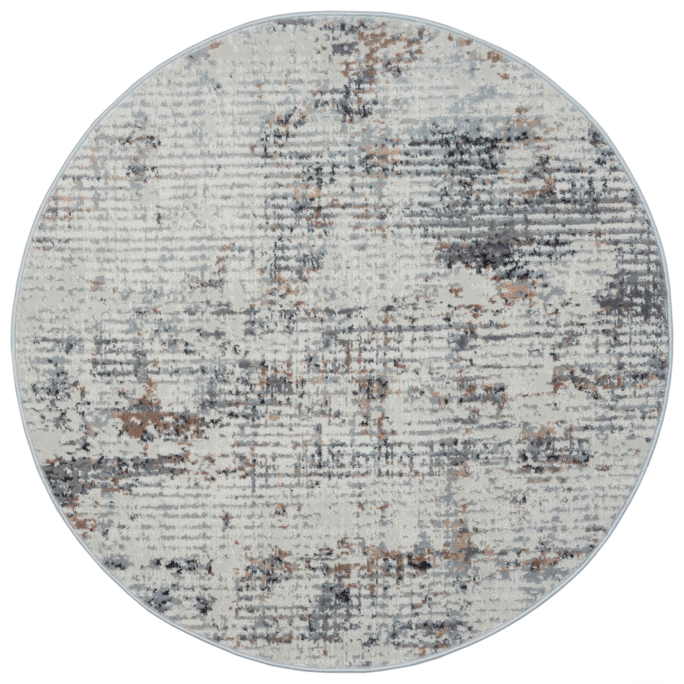 Myflair Möbel & Accessoires Teppich »My Joy«, rund, 8 mm Höhe, Kurzflor, Scandi-Design, besonders weich durch Microfaser